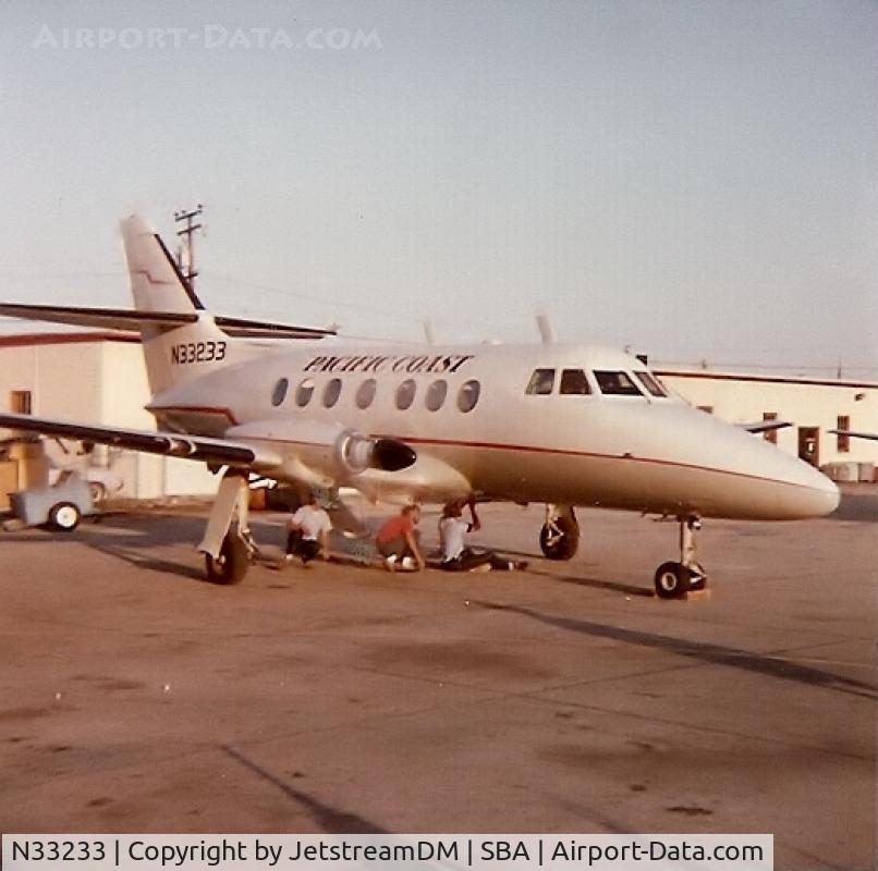 N33233, 1969 Handley Page HP137 Jetstream 1 C/N 233, Final check before test flight after being refurbished 3-84