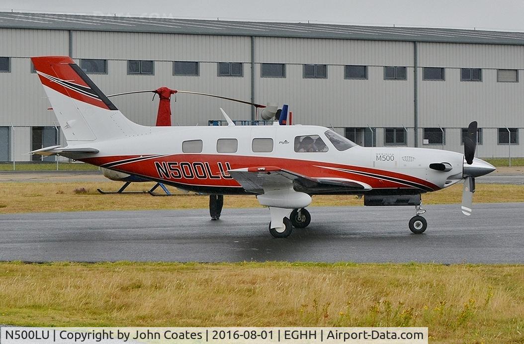 N500LU, 2015 Piper PA 46-500TP Malibu Meridian M600 C/N 4697605, Visitor arriving at Bliss Avn