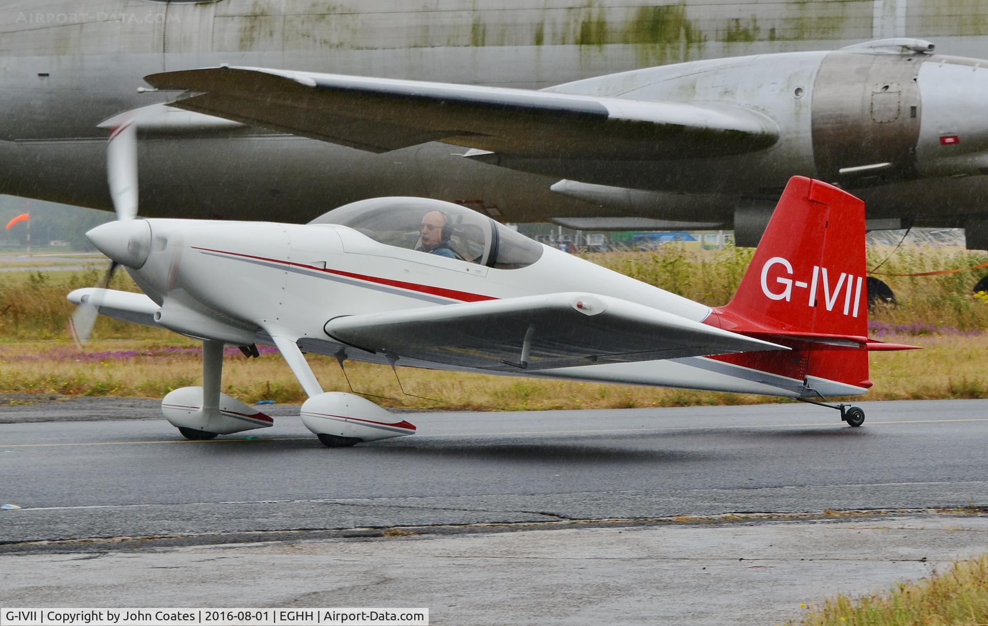 G-IVII, 2004 Vans RV-7 C/N PFA 323-14222, Taxiing in on arrival