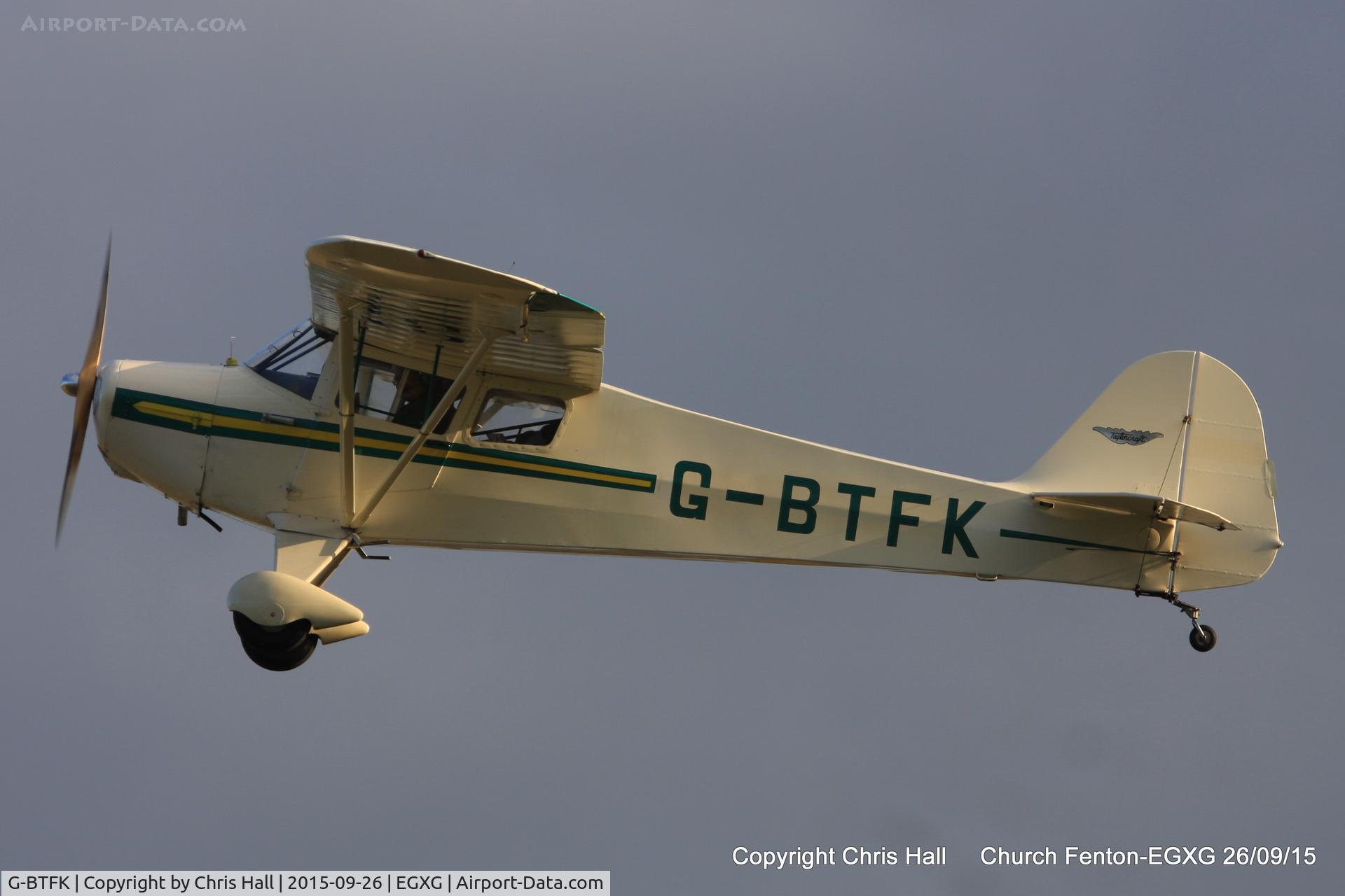 G-BTFK, 1947 Taylorcraft BC-12D Twosome C/N 10540, at the Yorkshire Airshow