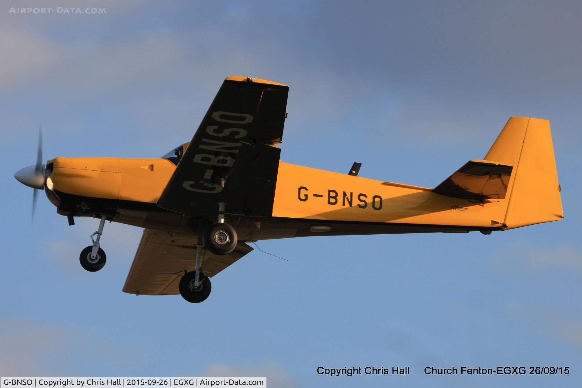 G-BNSO, 1987 Slingsby T-67M Firefly Mk2 C/N 2021, at the Yorkshire Airshow