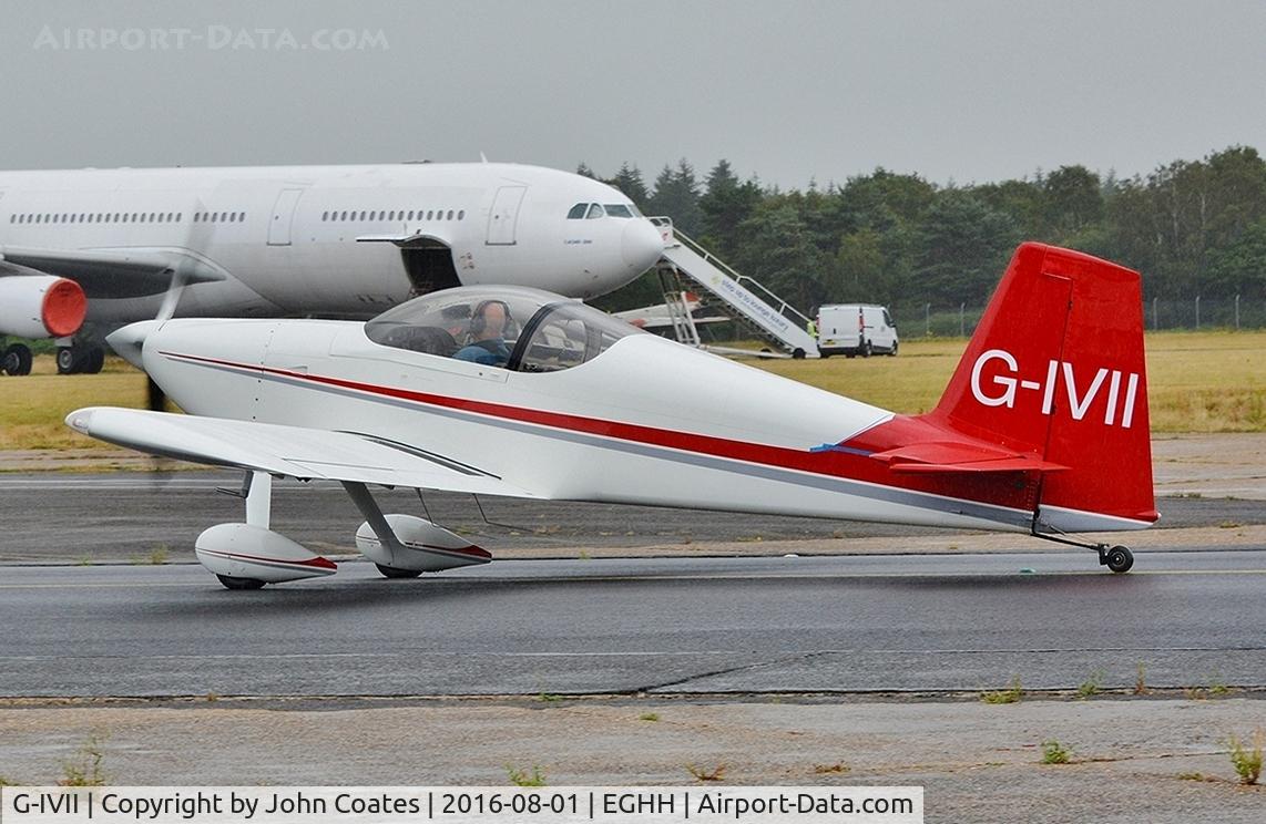 G-IVII, 2004 Vans RV-7 C/N PFA 323-14222, Taxiing to Bliss Avn