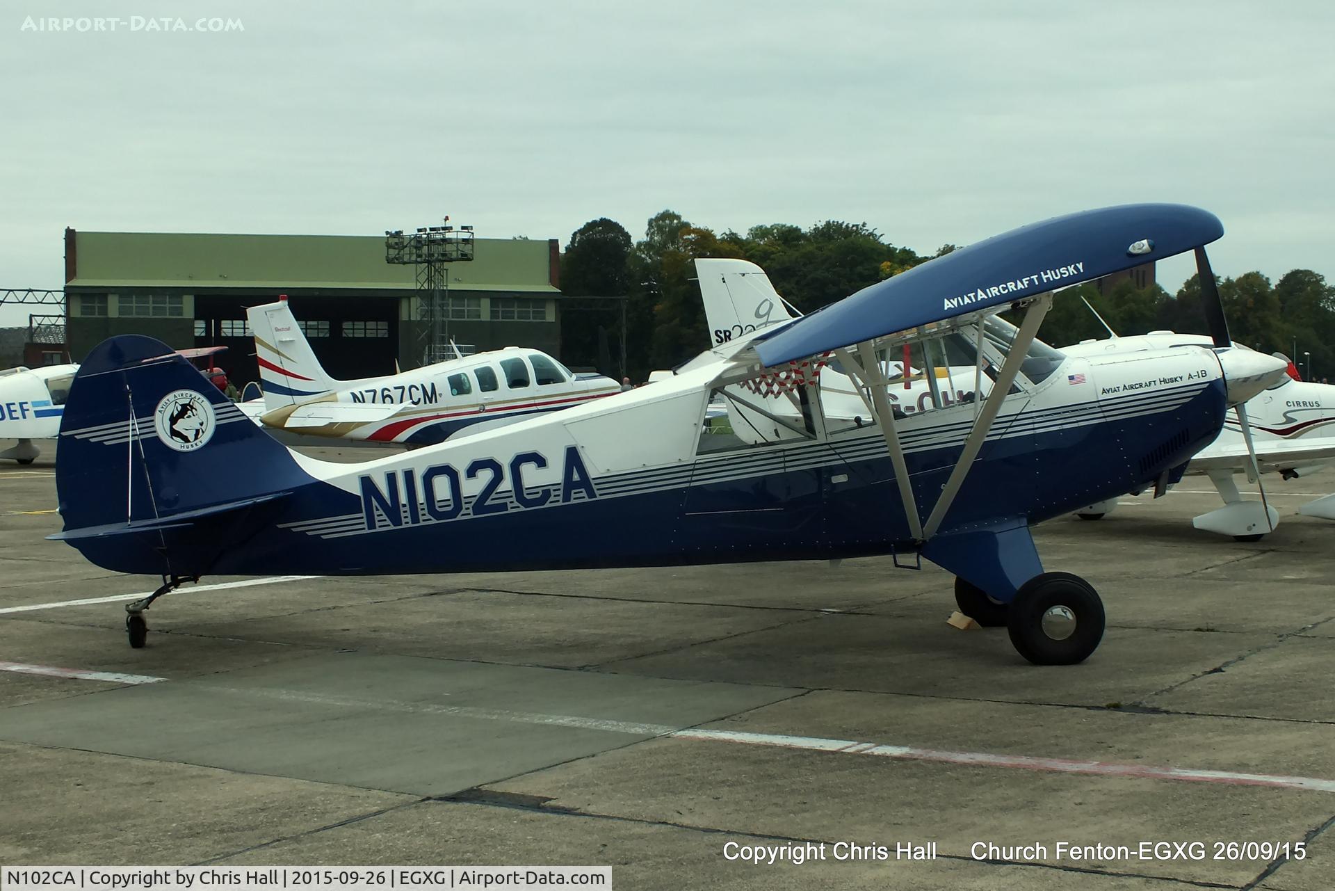 N102CA, 2004 Aviat A-1B Husky C/N 2272, at the Yorkshire Airshow
