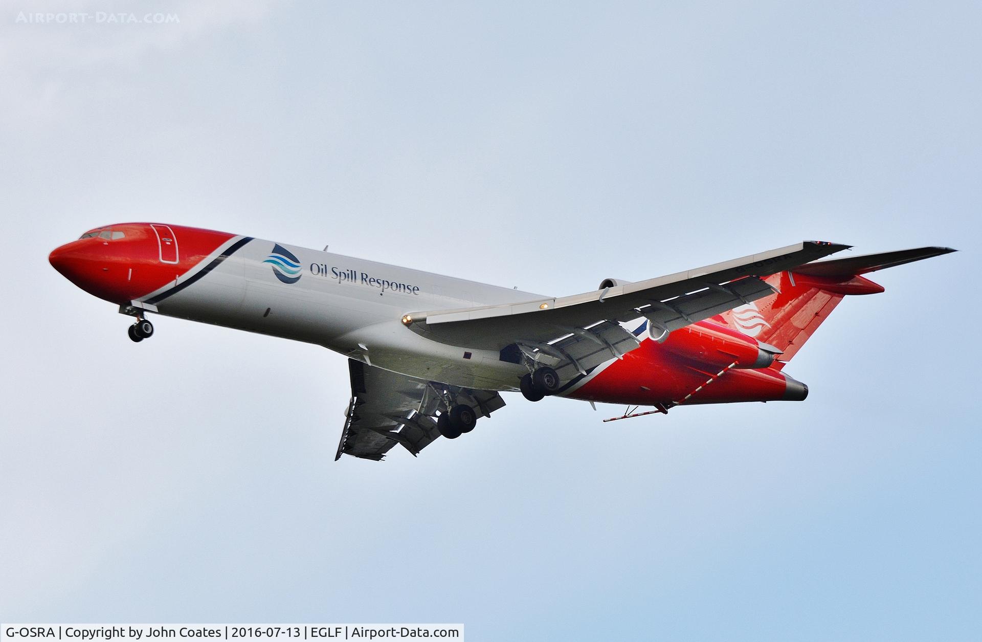 G-OSRA, 1984 Boeing 727-2S2F C/N 22938, FIA 2016 Wednesday display