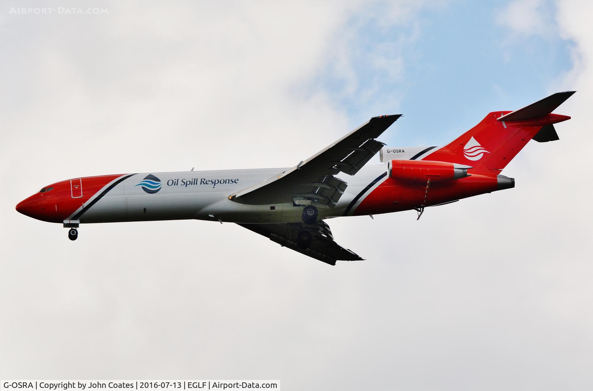 G-OSRA, 1984 Boeing 727-2S2F C/N 22938, FIA Wednesday display