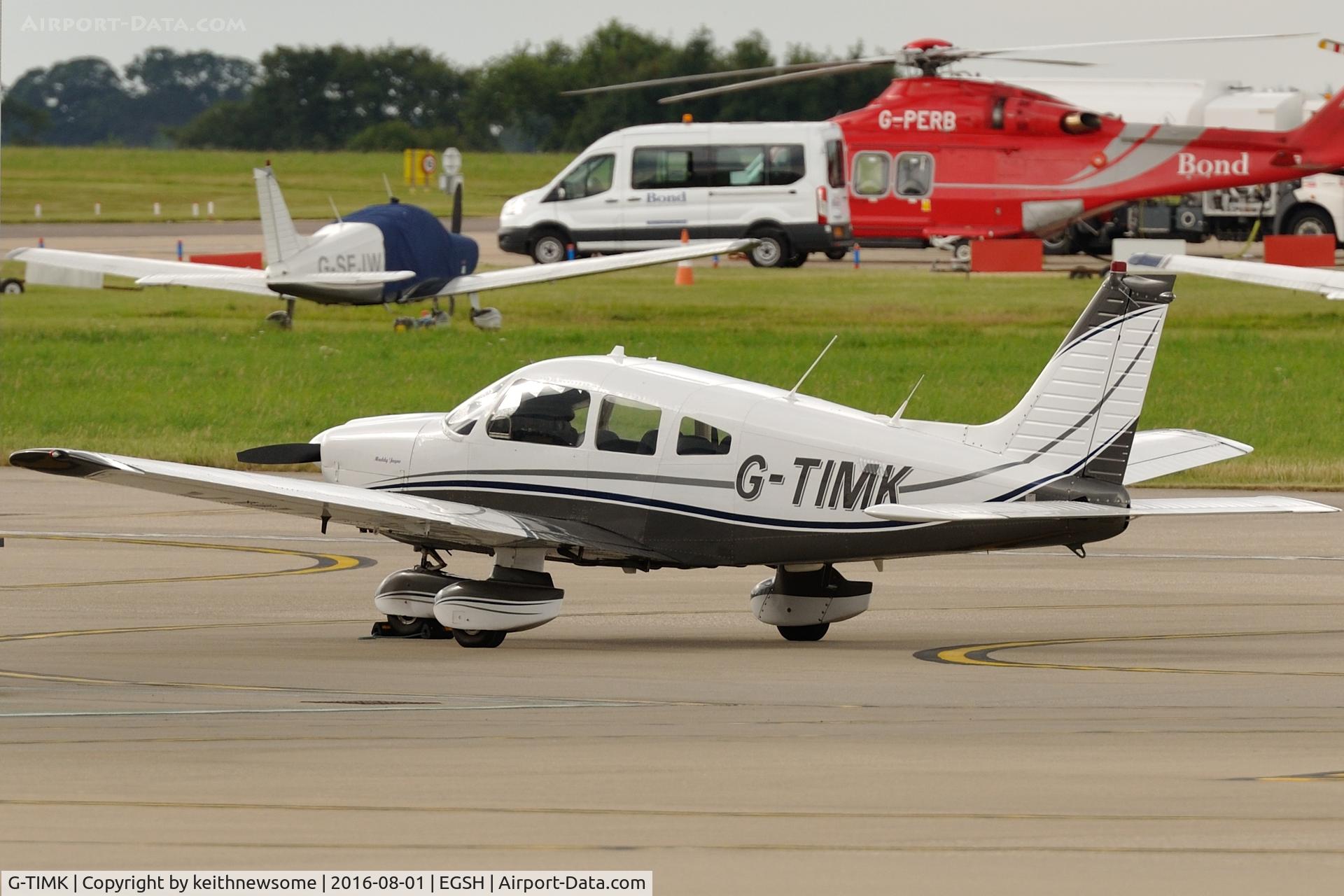 G-TIMK, 1980 Piper PA-28-181 Cherokee Archer II C/N 28-8090214, Nice Visitor.