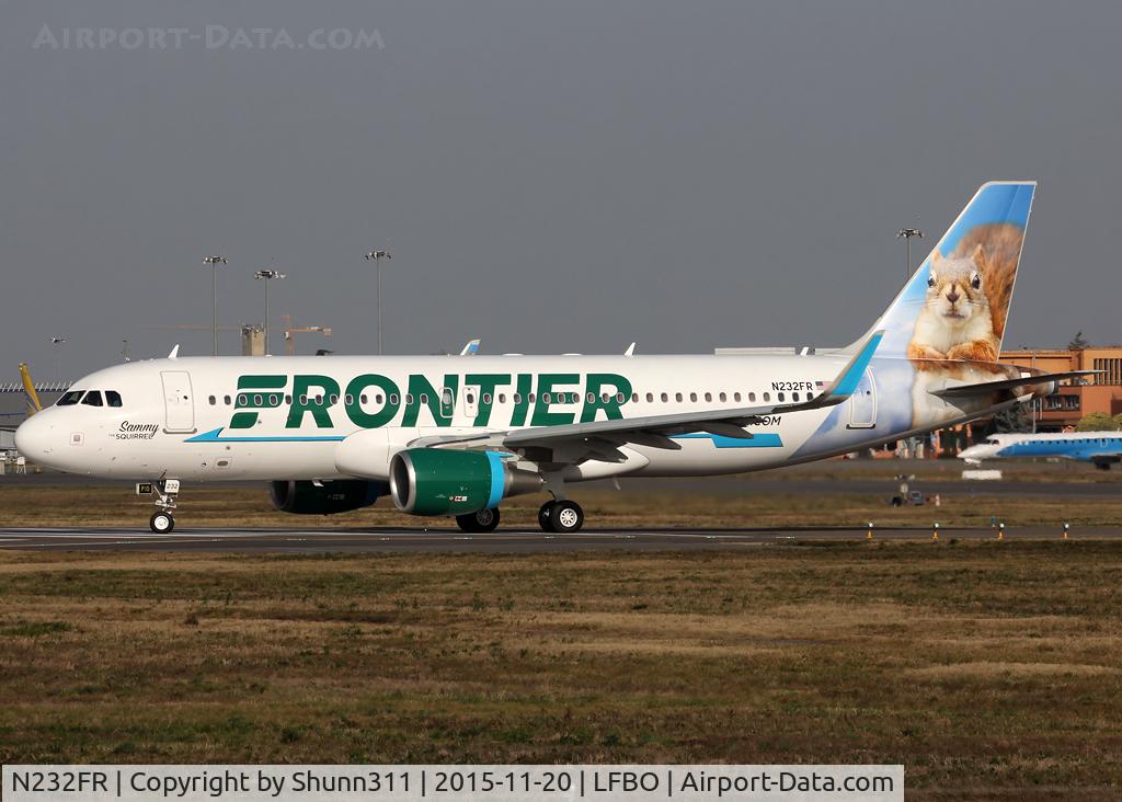 N232FR, 2015 Airbus A320-214 C/N 6838, Delivery day for Sammy the Squirrel ;)