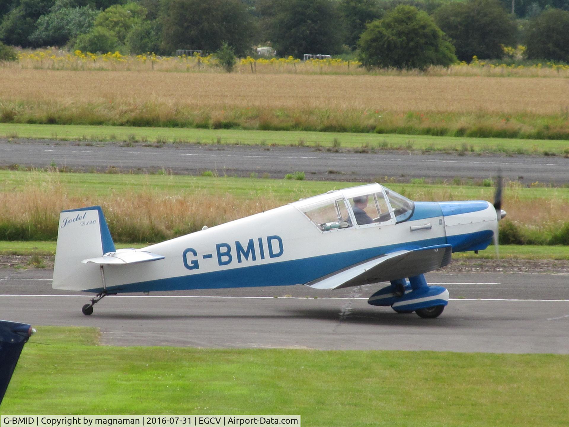 G-BMID, 1964 Jodel (Wassmer) D-120 Paris-Nice C/N 259, good old jodel taxying out for departure