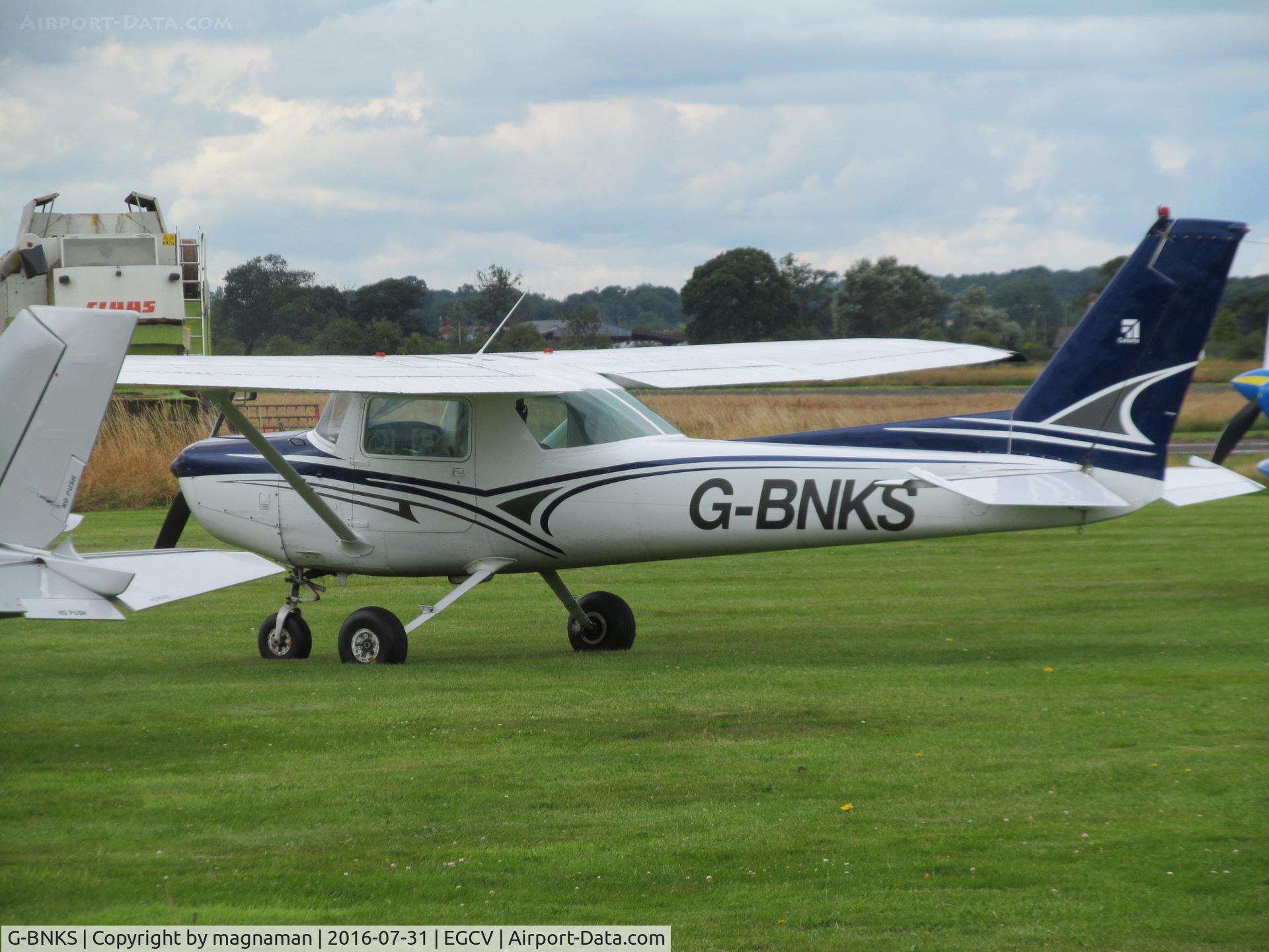 G-BNKS, 1979 Cessna 152 C/N 152-83186, club Cessna on grass