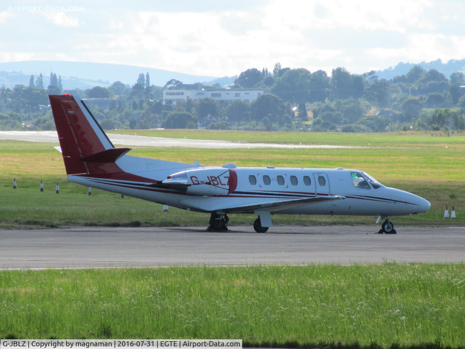 G-JBLZ, 2002 Cessna 550 Citation Bravo C/N 550-1018, at exeter