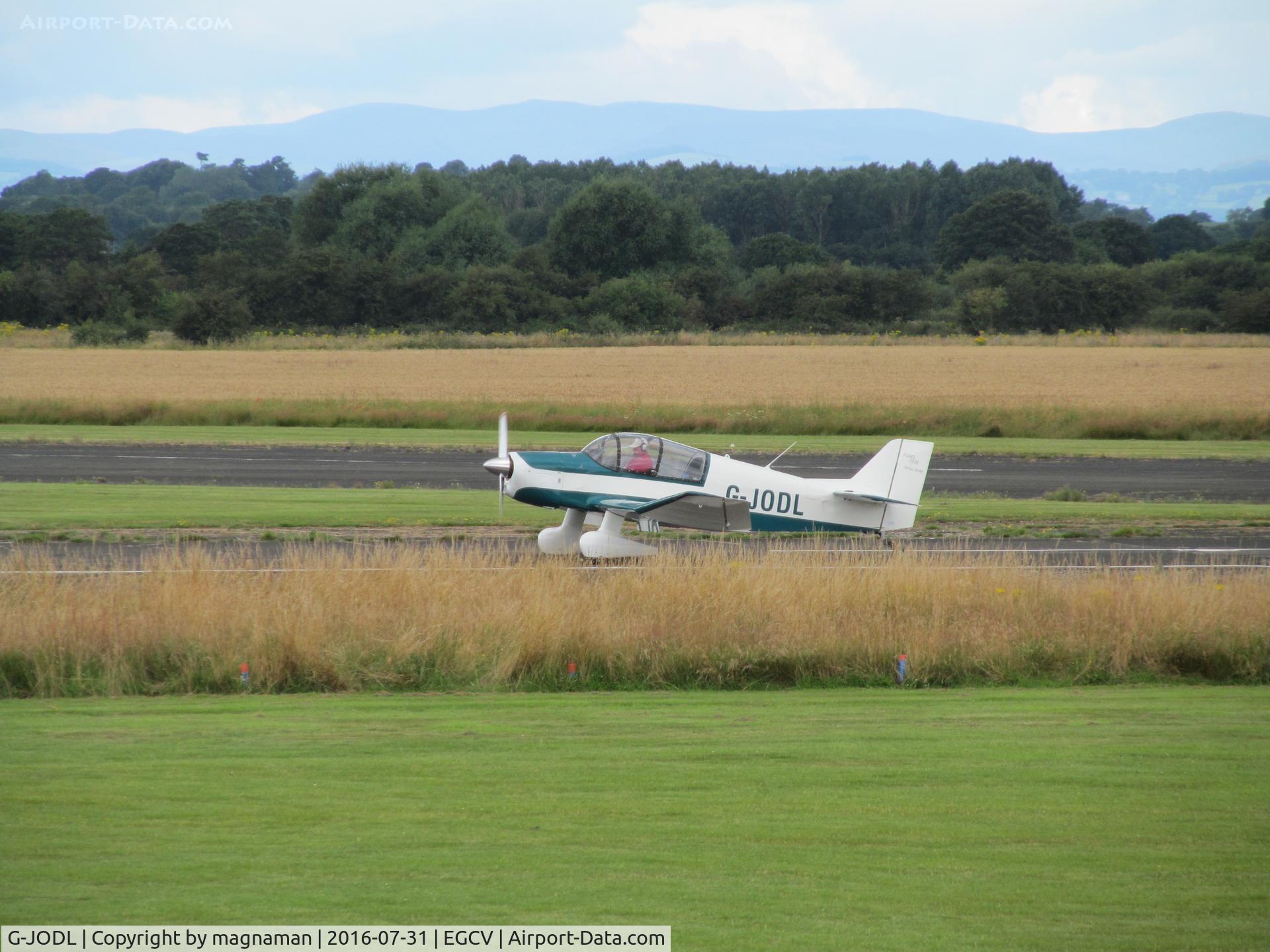 G-JODL, 1960 SAN Jodel DR-1050M Excellence C/N 99, just landed