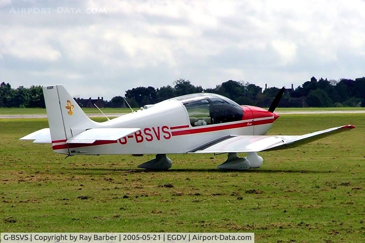 G-BSVS, 1990 Robin DR-400-100 Cadet Cadet C/N 2017, Robin DR.400/100 Cadet [2017] Hullavington~G 21/05/2005