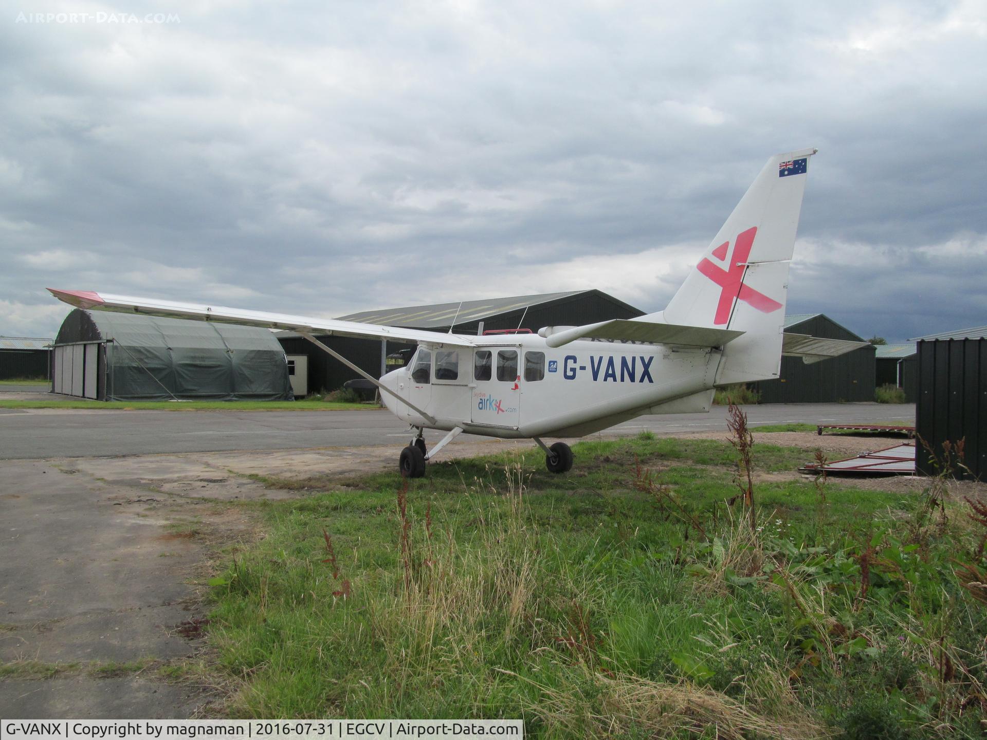 G-VANX, 2008 Gippsland GA-8 Airvan C/N GA8-07-115, at sleap not sure if still used