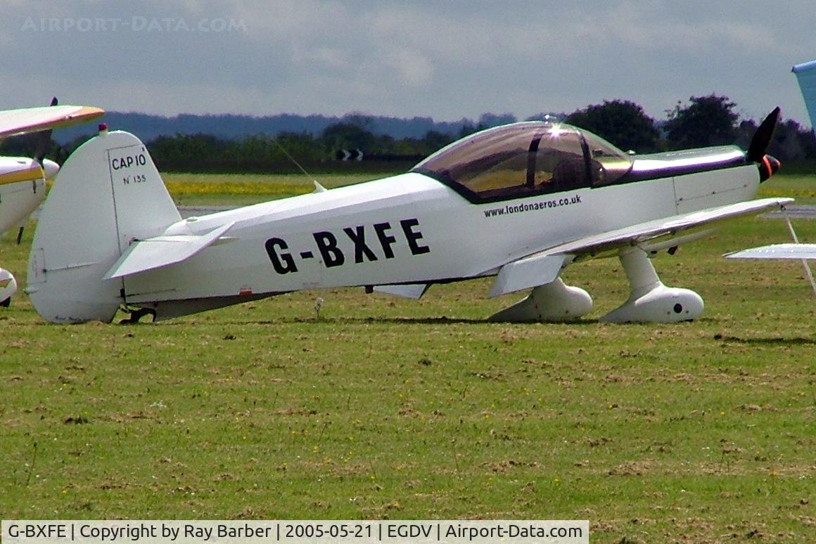 G-BXFE, 1981 Mudry CAP-10B C/N 135, Mudry CAP-10B [135] Hullavington~G 21/05/2005. Earlier scheme.