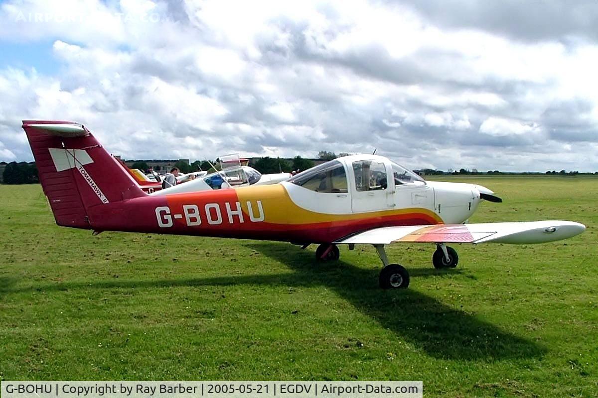 G-BOHU, 1980 Piper PA-38-112 Tomahawk Tomahawk C/N 38-80A0031, Piper PA-38-112 Tomahawk [38-80A0031] Hullavington~G 21/05/2005