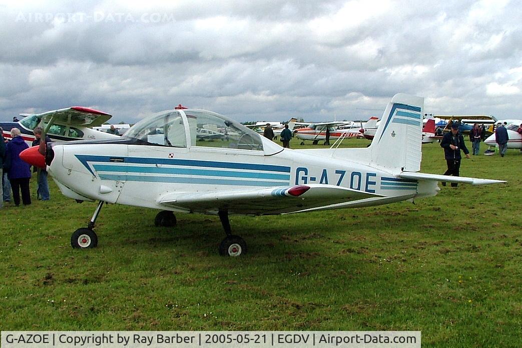 G-AZOE, 1969 Victa Airtourer 115 C/N 528, Victa Airtourer T.2 [A.528] Hullavington~G 21/05/2005