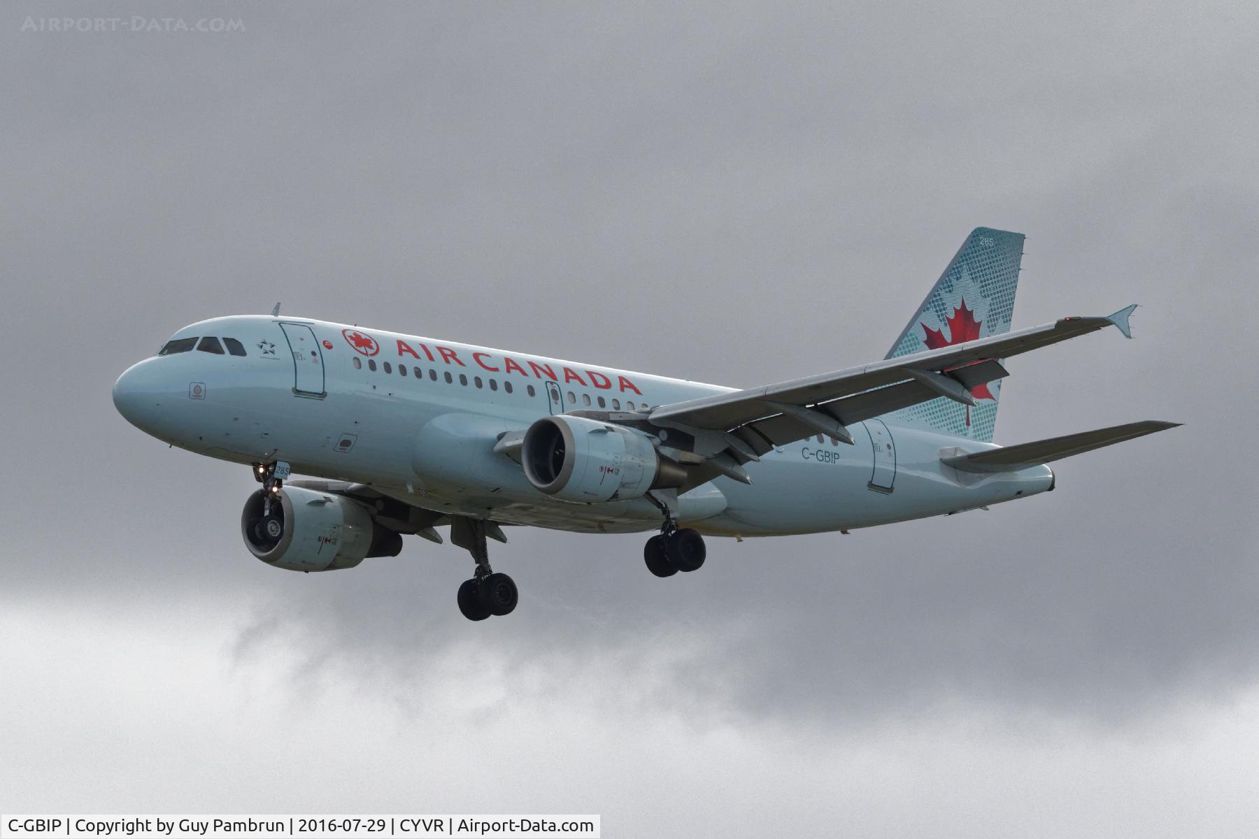 C-GBIP, 1998 Airbus A319-114 C/N 546, Landing