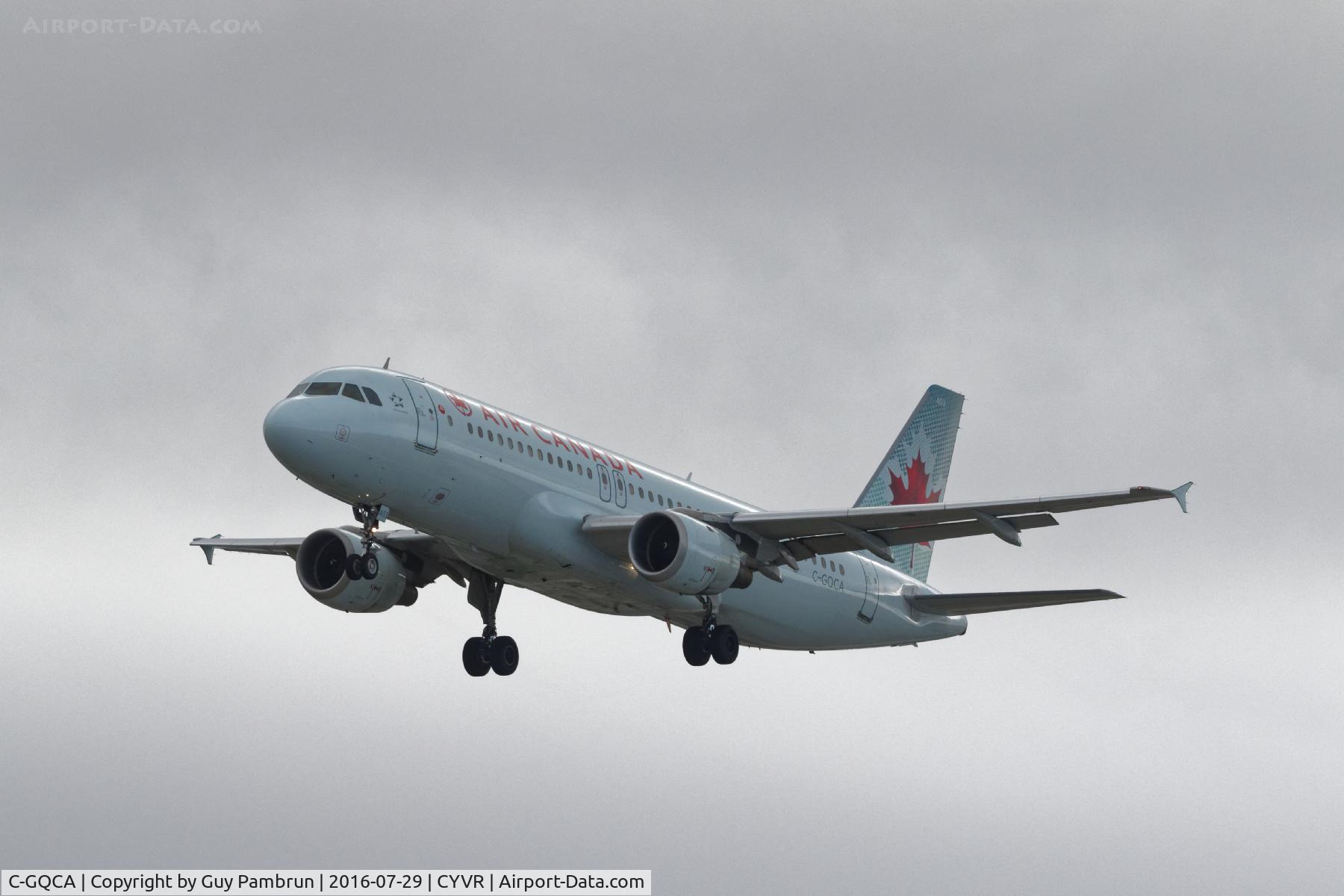 C-GQCA, 1991 Airbus A320-211 C/N 210, Landing
