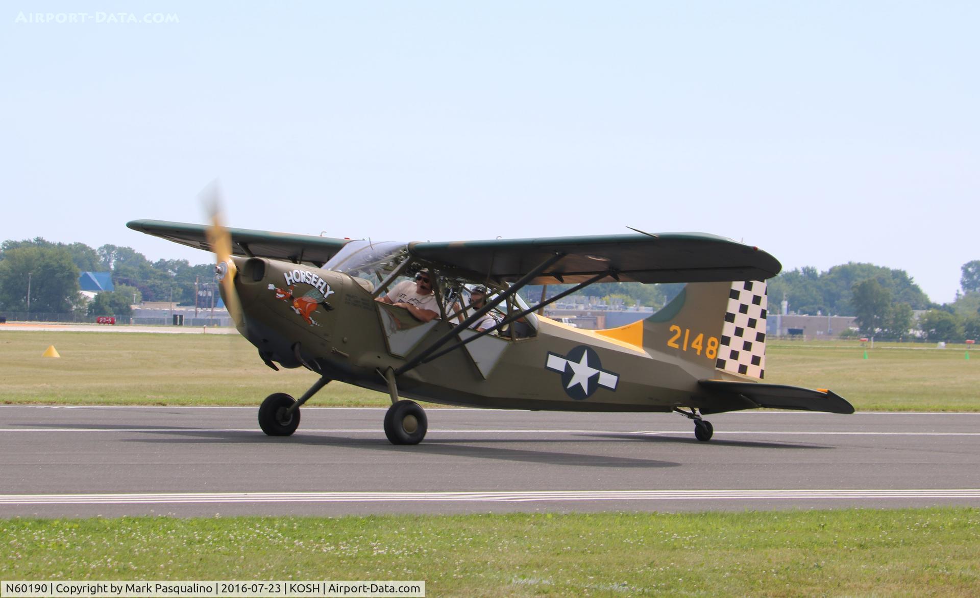 N60190, 1945 Stinson L-5 Sentinel C/N 76-91, Stinson L-5