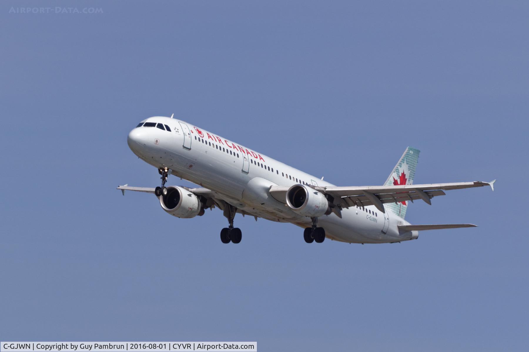 C-GJWN, 2002 Airbus A321-211 C/N 1783, Landing