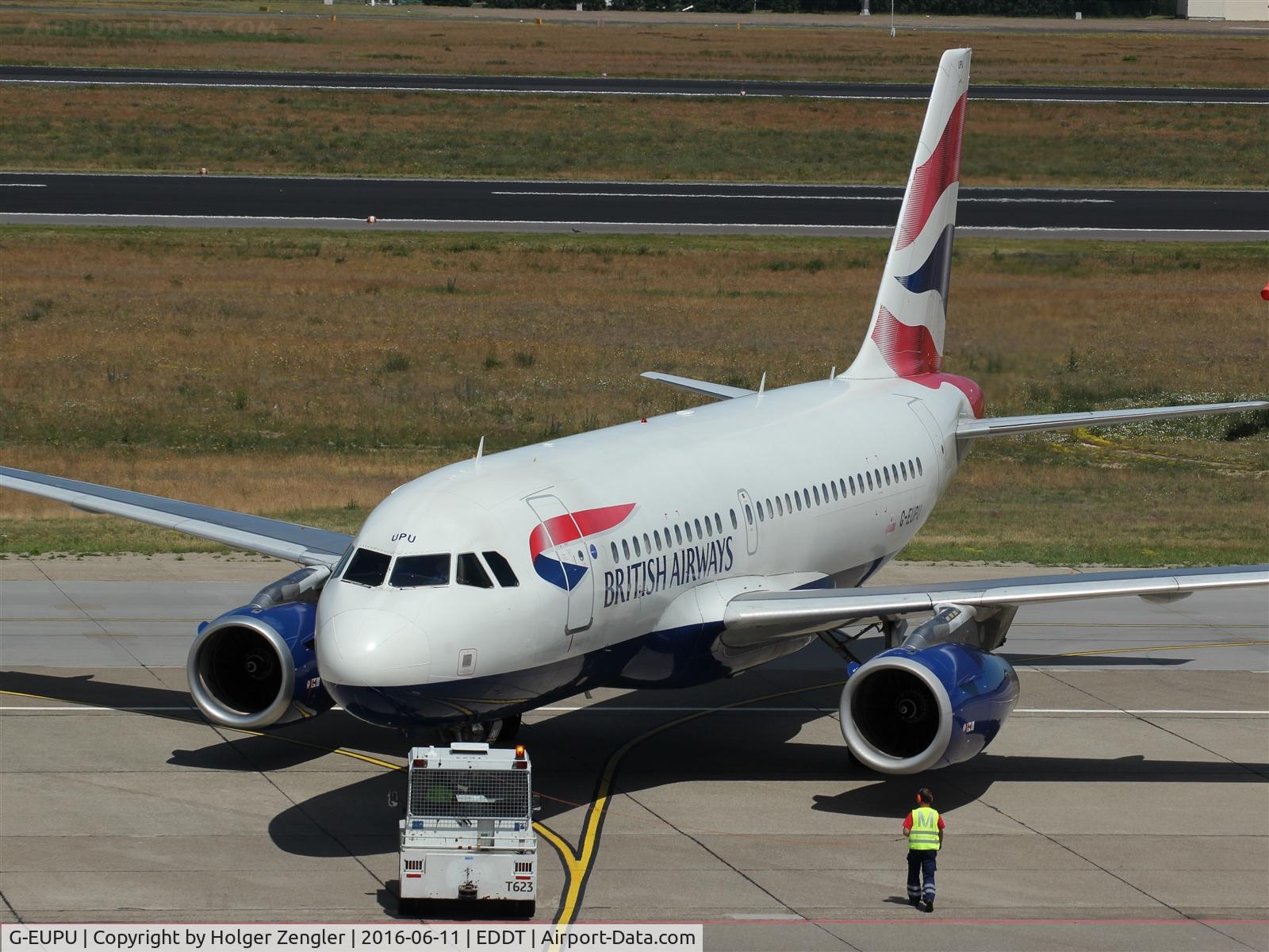 G-EUPU, 2000 Airbus A319-131 C/N 1384, TXL waving good bye tour no.4 since 2011