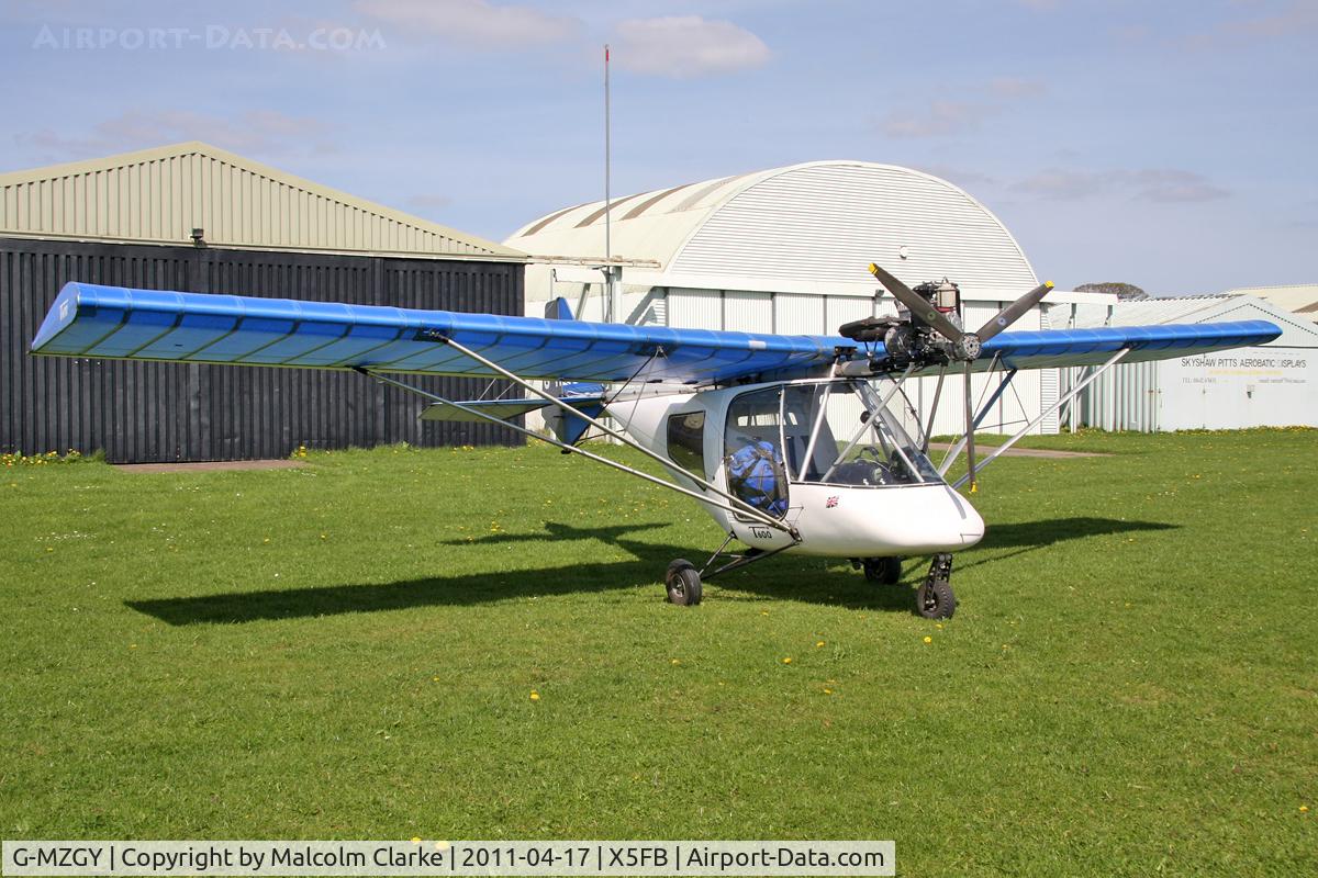 G-MZGY, 1997 Thruster T600N C/N 9057-T600N-006, Thruster T600N at Fishburn Airfield, April 17th 2011.