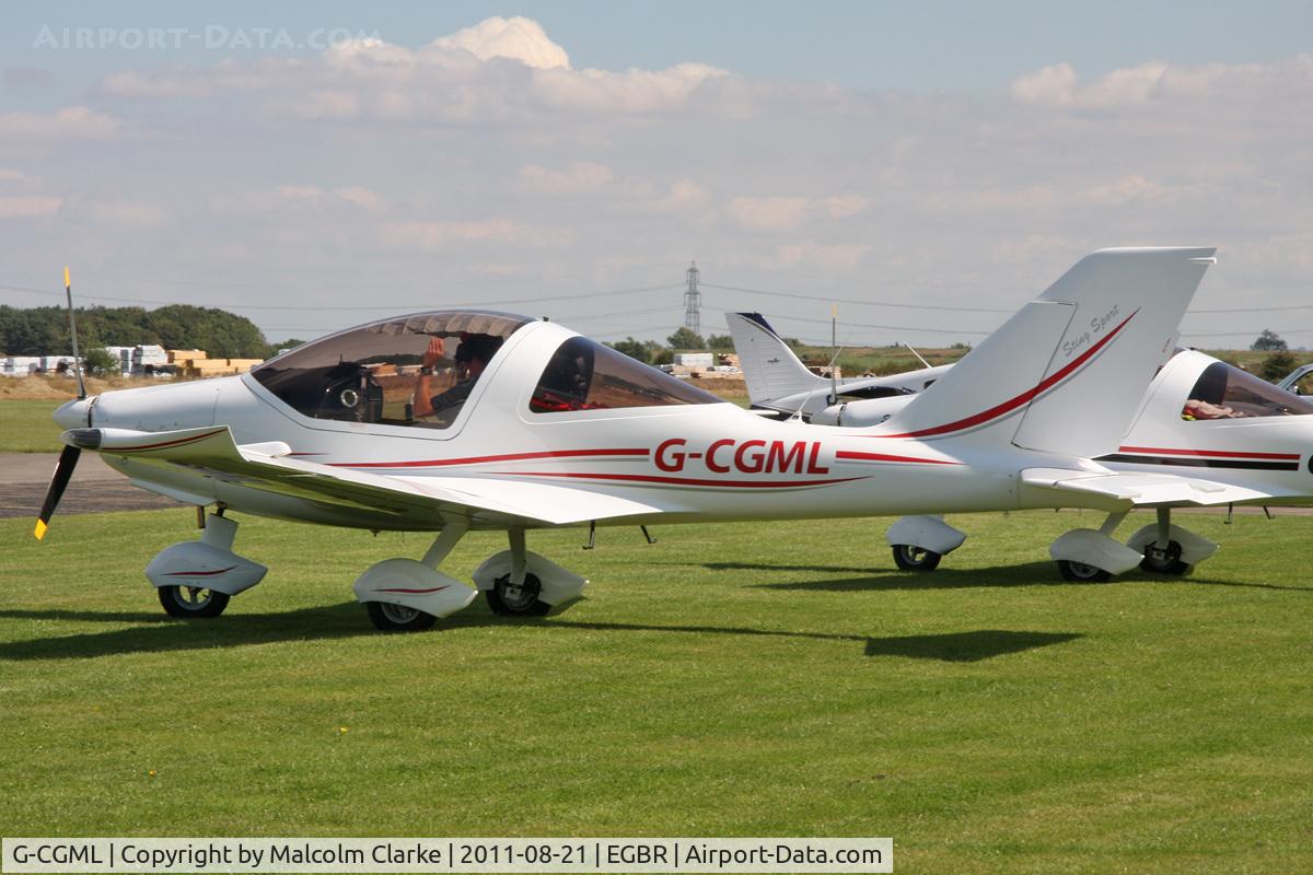G-CGML, 2010 TL Ultralight TL-2000 Sting Carbon C/N LAA 347-14796, TL Ultralight TL-2000 Sting Carbon at The Real Aeroplane Company's Summer Madness Fly-In, Breighton Airfield, August 21st 2011.