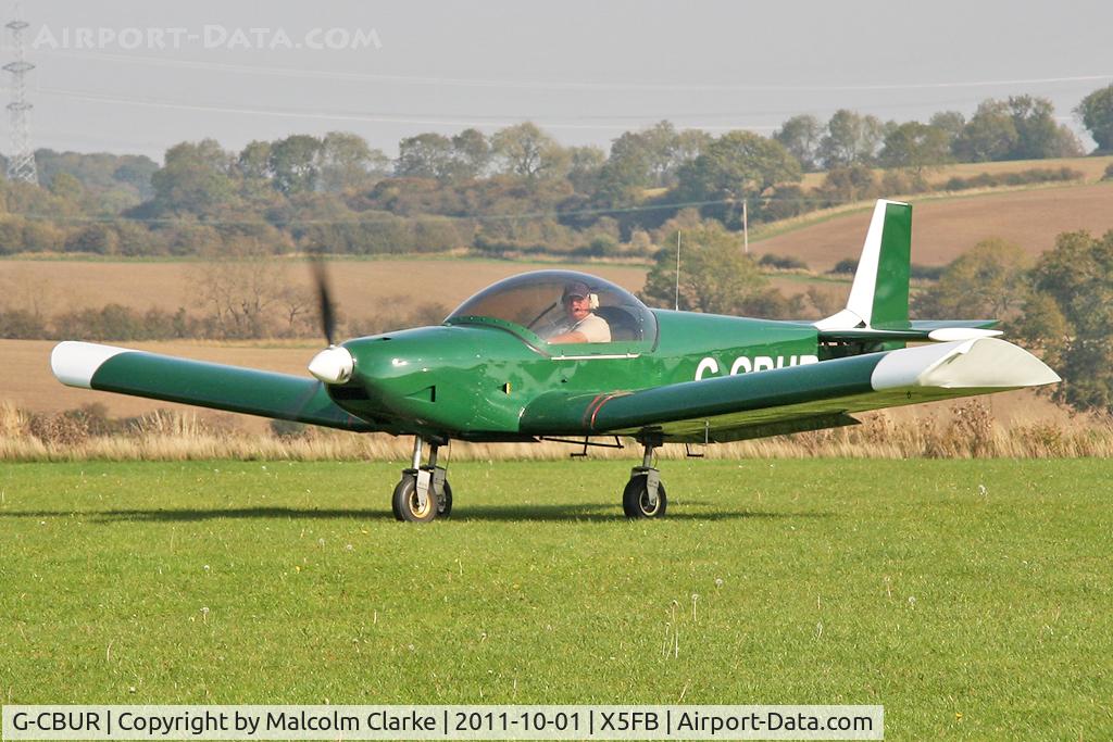 G-CBUR, 2002 Zenair CH-601UL Zodiac C/N PFA 162A-13891, Zenair CH-601UL Zodiac, Fishburn Airfield, October 1st 2011.