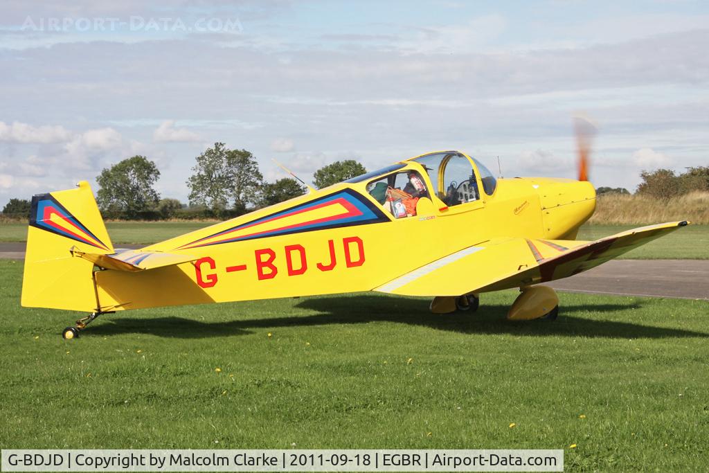 G-BDJD, 1977 Jodel D-112 C/N PFA 910, Jodel D112 at Breighton Airfield's Helicopter Fly-In, September 2011.