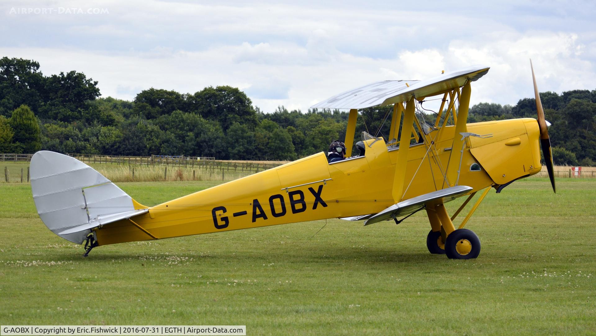 G-AOBX, 1940 De Havilland DH-82A Tiger Moth II C/N 83653, 2. G-AOBX at 'A Gathering of Moths,' Old Warden Aerodrome, Beds.