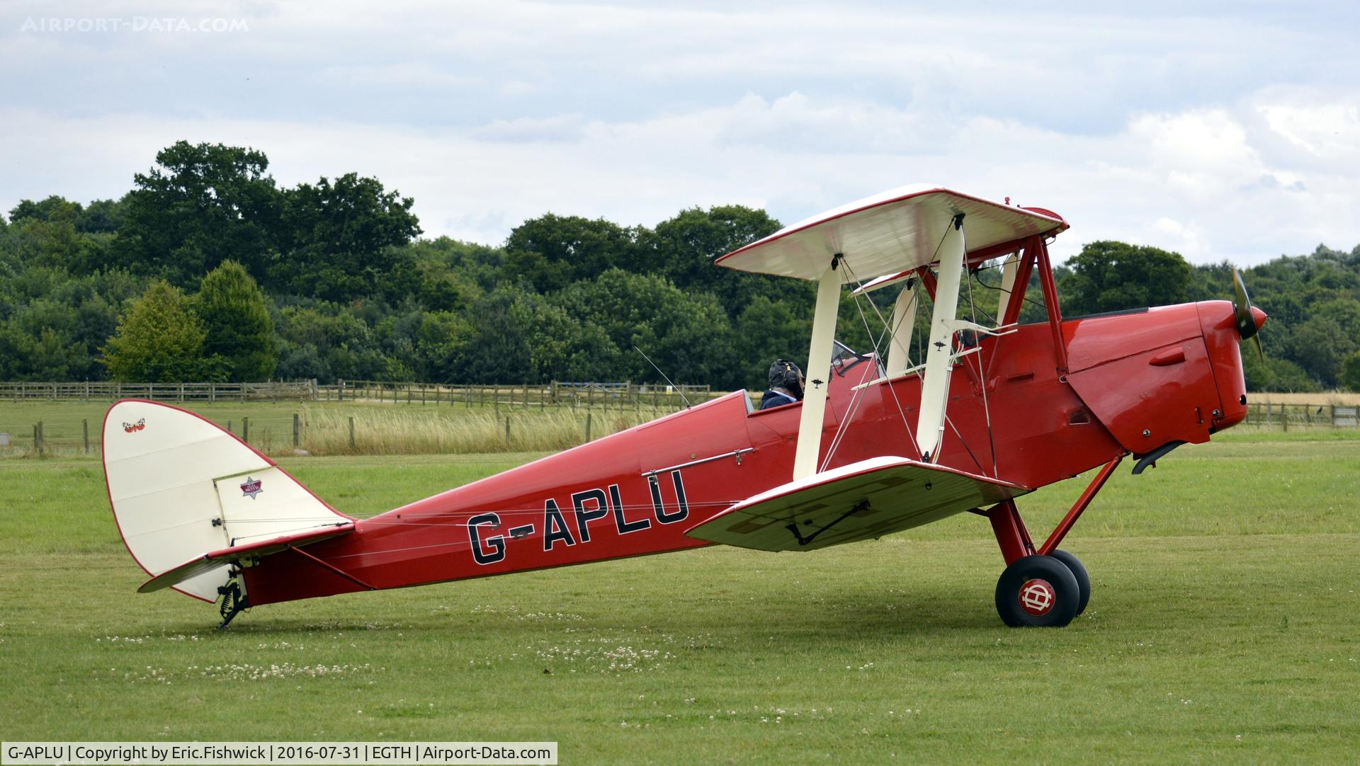 G-APLU, 1941 De Havilland DH-82A Tiger Moth II C/N 85094, 2. G-APLU at 'A Gathering of Moths,' Old Warden Aerodrome, Beds.