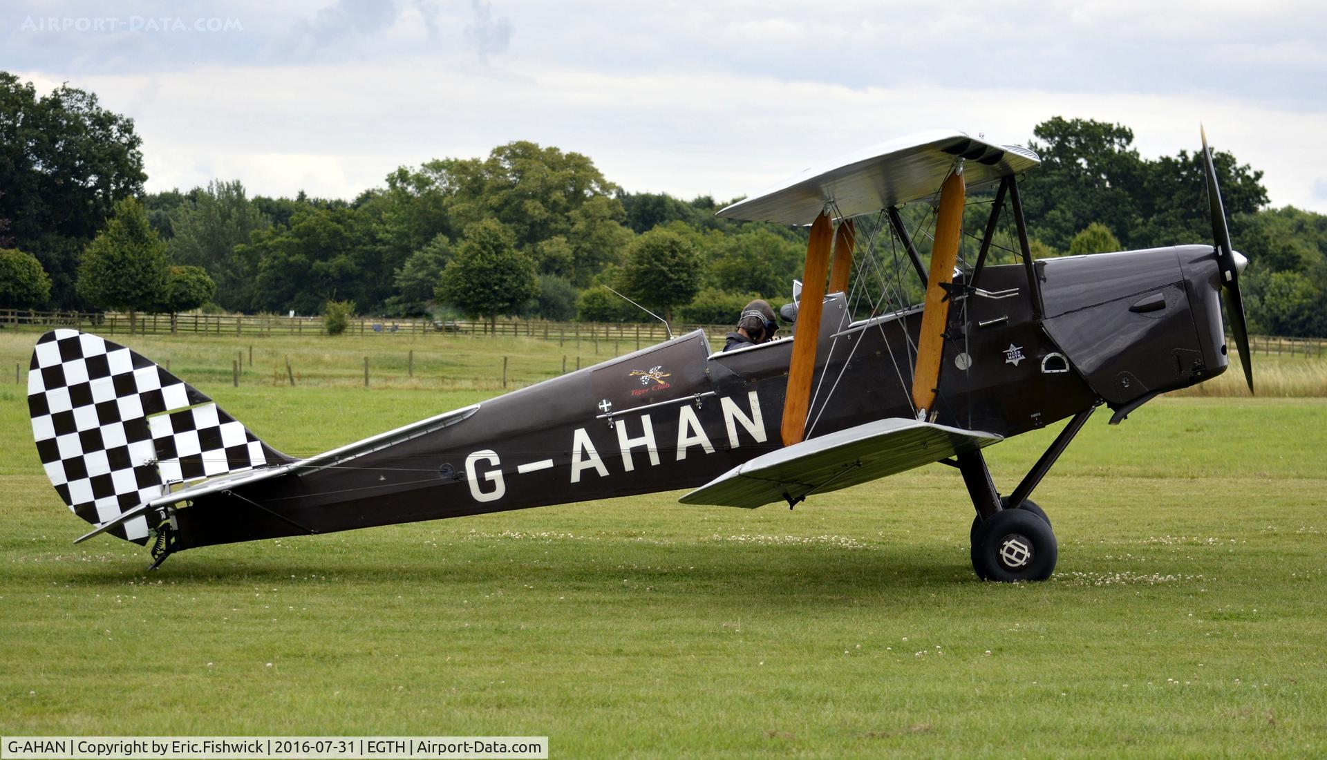 G-AHAN, 1944 De Havilland DH-82A Tiger Moth II C/N 86553, x. G-AHAN at 'A Gathering of Moths,' Old Warden Aerodrome, Beds.