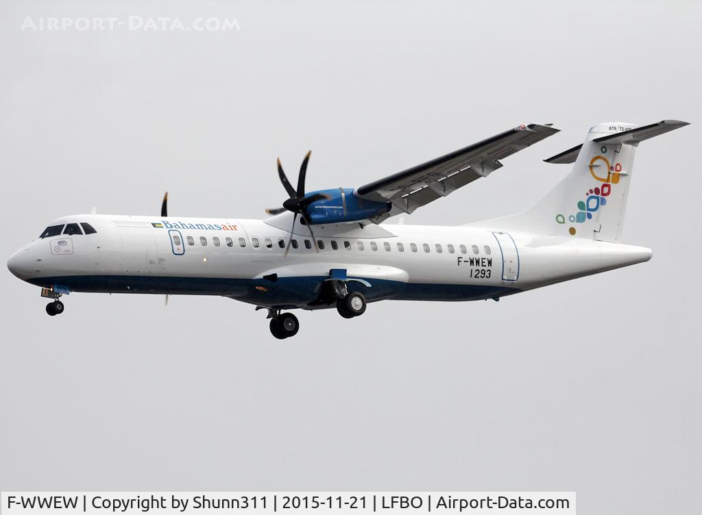 F-WWEW, 2015 ATR 72-600 C/N 1293, C/n 1293 - To be C6-BFQ
