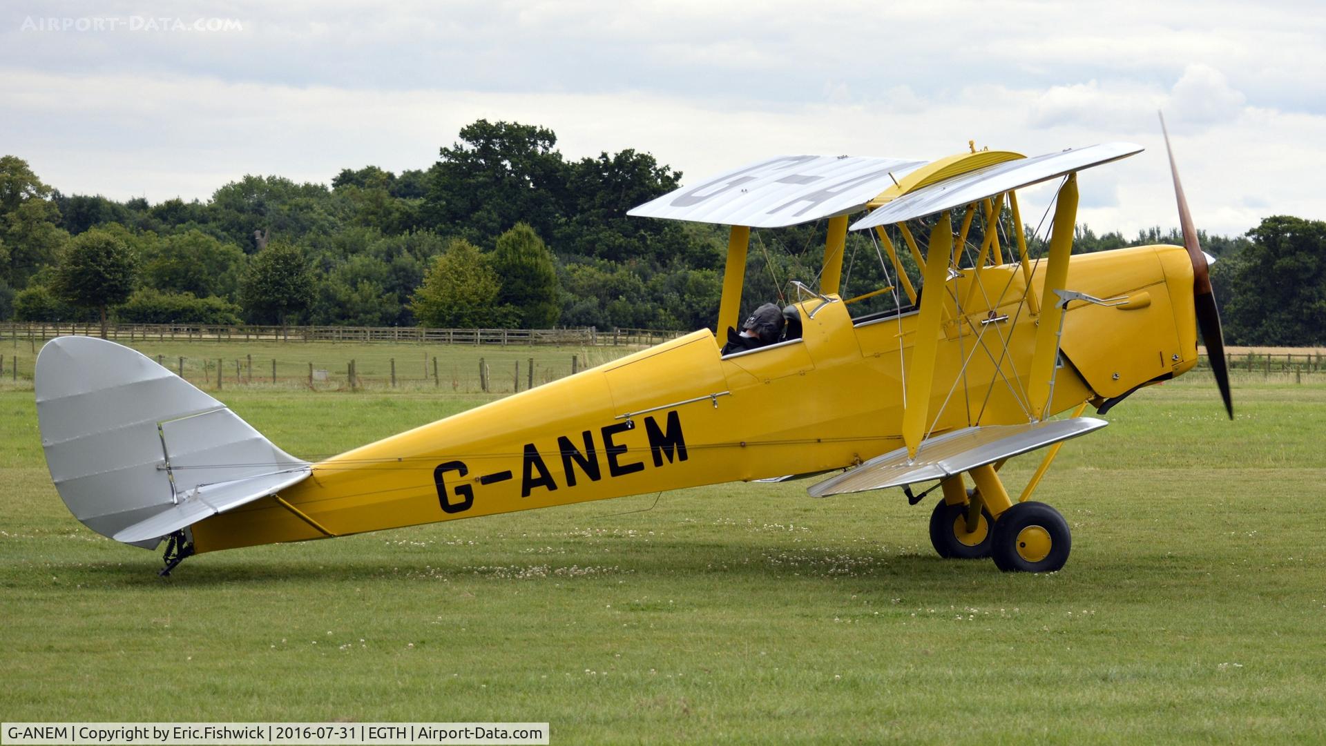 G-ANEM, 1940 De Havilland DH-82A Tiger Moth II C/N 82943, 2. G-ANEM at 'A Gathering of Moths,' Old Warden Aerodrome, Beds.