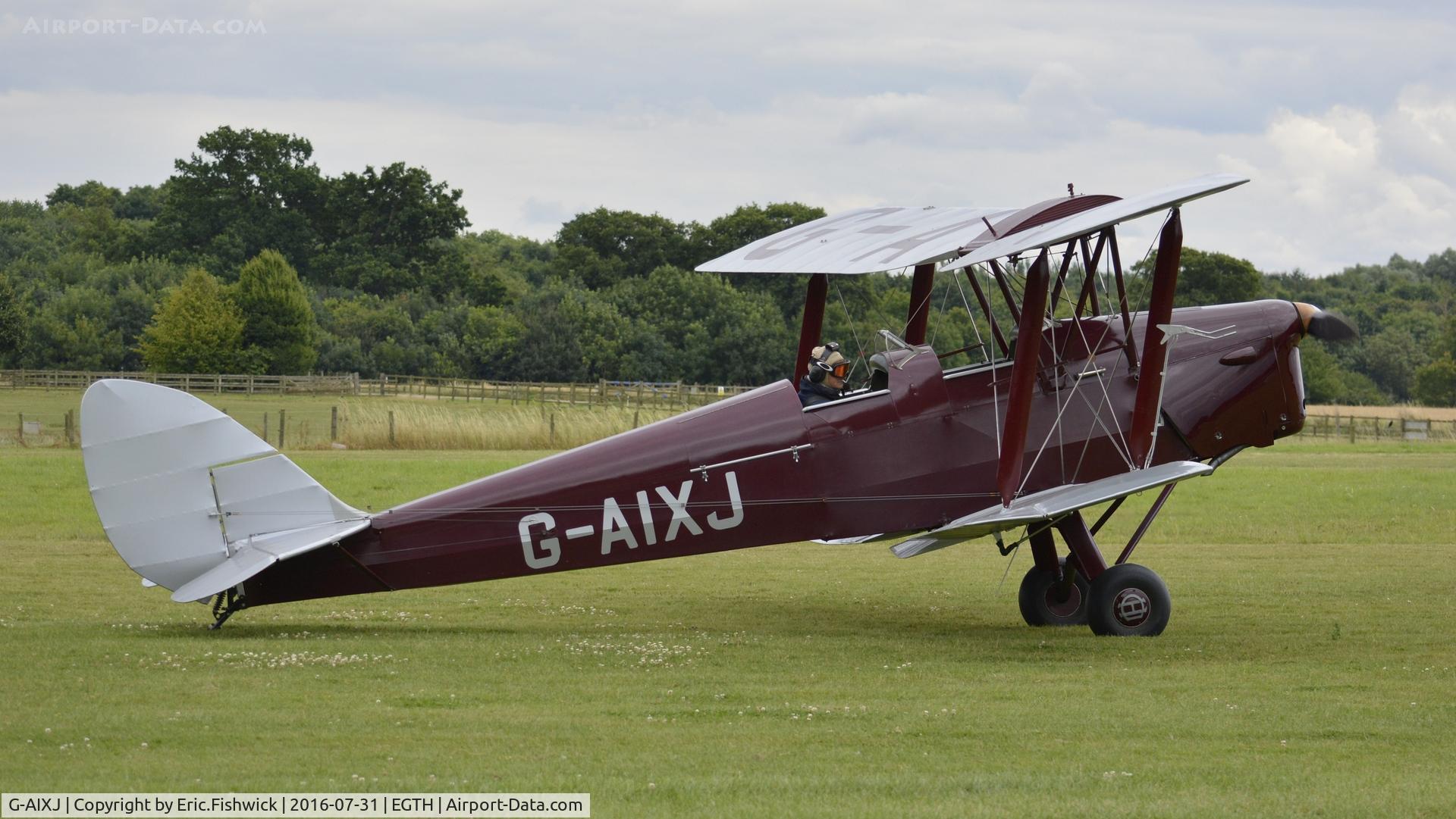 G-AIXJ, 1942 De Havilland DH-82A Tiger Moth II C/N 85434, 2. G-AIXJ at 'A Gathering of Moths,' Old Warden Aerodrome, Beds.
