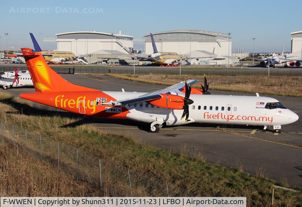 F-WWEN, 2015 ATR 72-212A C/N 1285, C/n 1285 - To be F-WKVB / 9M-FIH