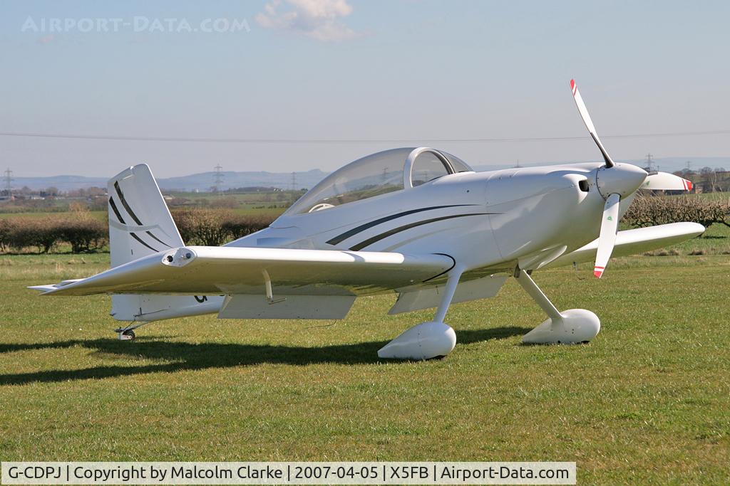 G-CDPJ, 2006 Vans RV-8 C/N PFA 303-13295, Vans RV-8, Fishburn Airfield, April 5th 2007.
