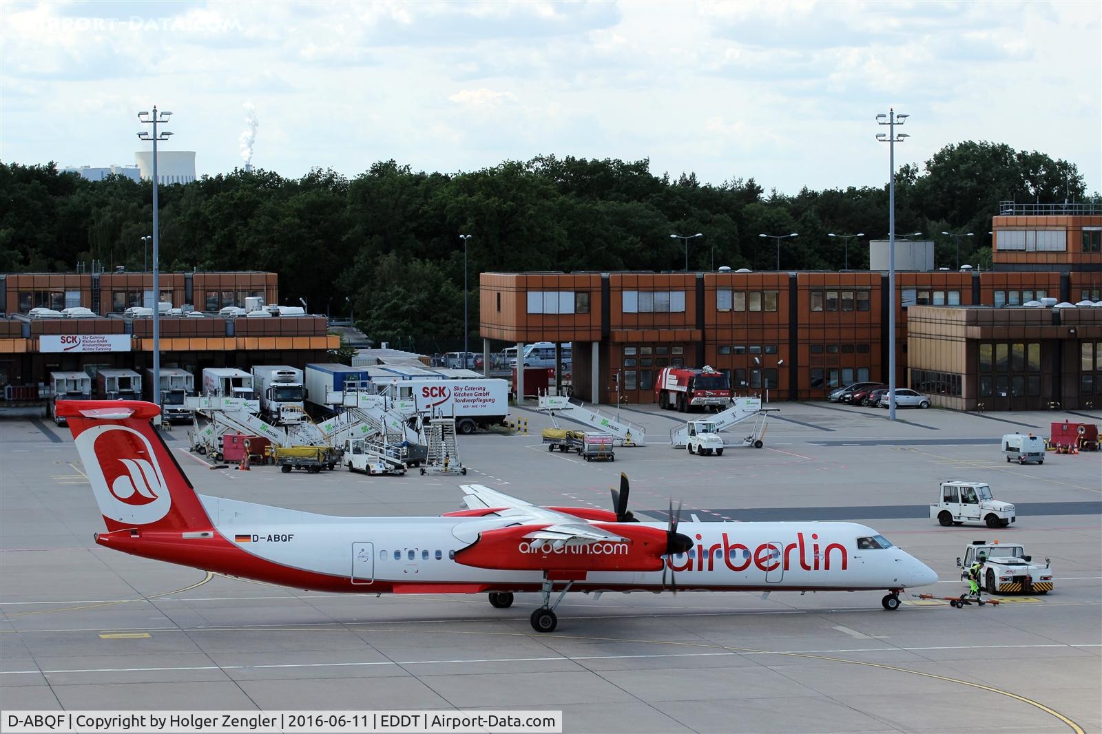 D-ABQF, 2009 De Havilland Canada DHC-8-402Q Dash 8 C/N 4245, TXL waving good bye tour no.4 since 2011
