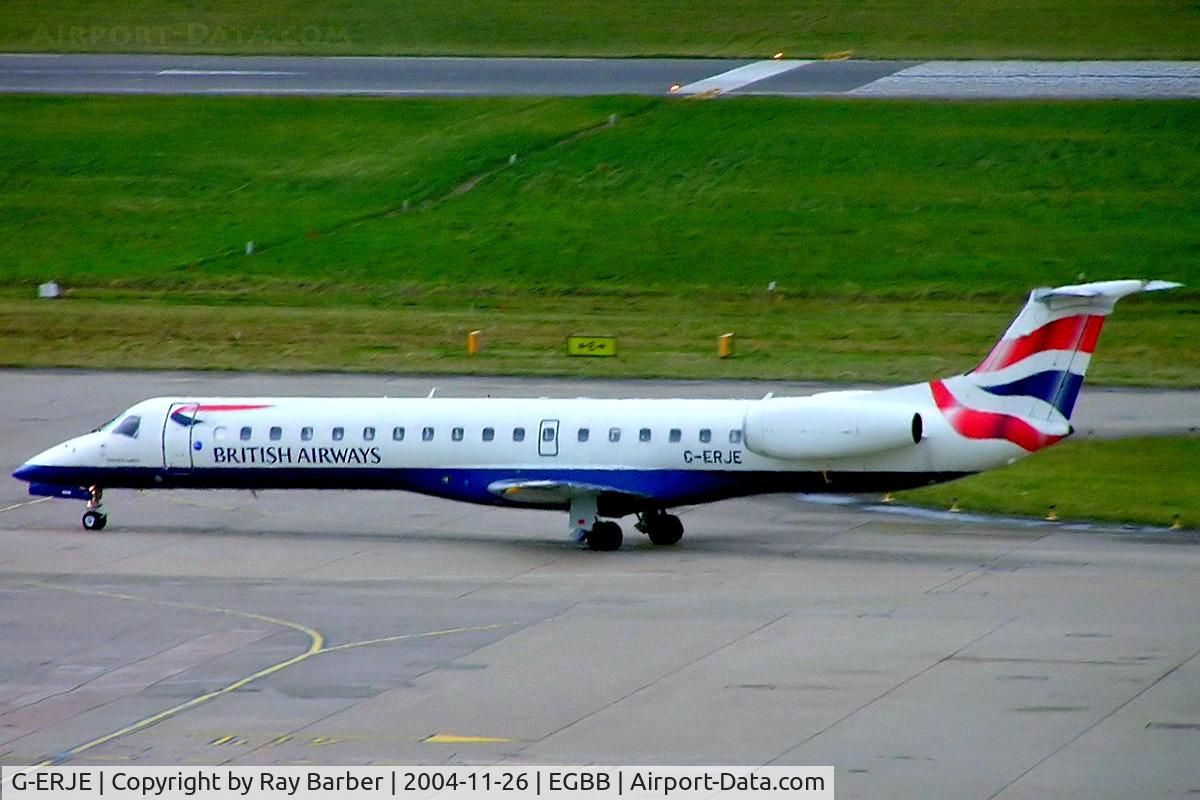 G-ERJE, 2000 Embraer EMB-145EP (ERJ-145EP) C/N 145315, Embraer ERJ-145EP [145315] (British Airways/CitiExpress) Birmingham Int'l~G 26/11/2004