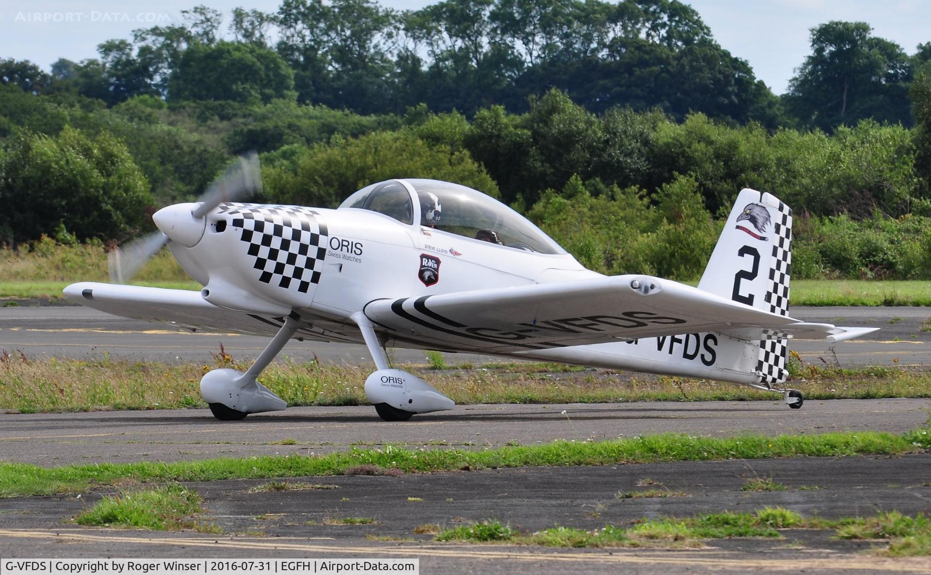 G-VFDS, 2012 Vans RV-8 C/N PFA 303-14637, Resident RV-8, Raven 2 in Team Raven.
