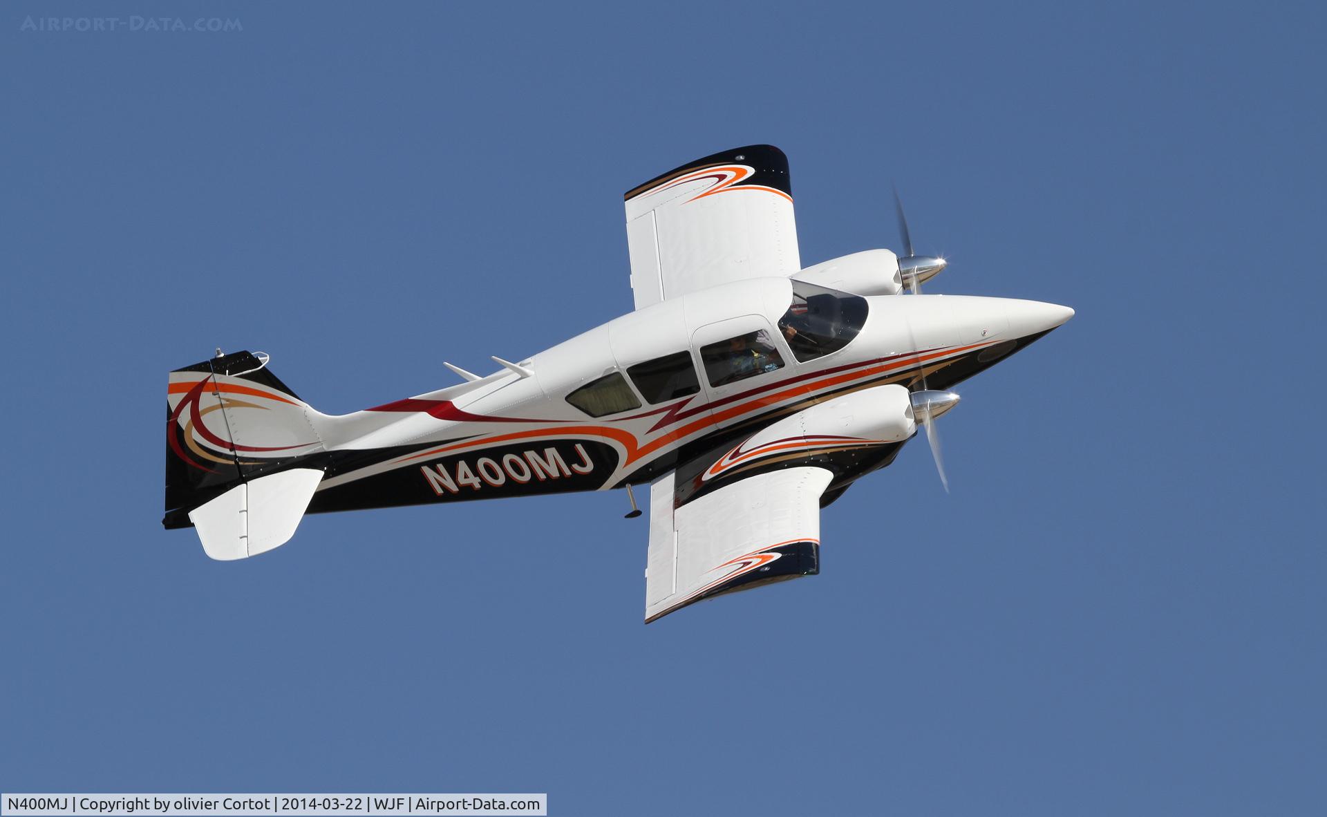 N400MJ, Piper PA-23-160 Apache C/N 23-1627, LA county airshow