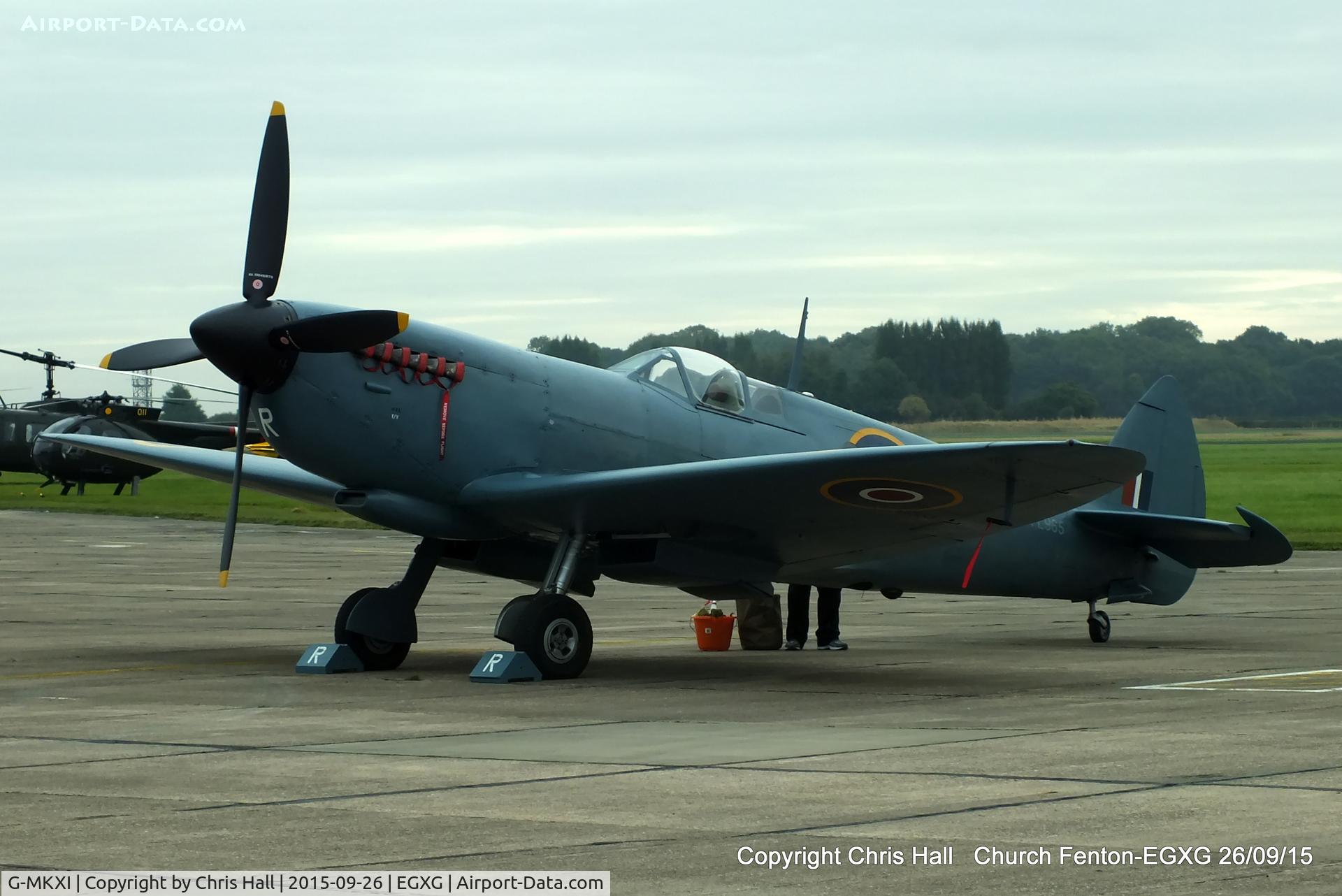 G-MKXI, 1944 Supermarine 365 Spitfire PR.XI C/N 6S/504719, at the Yorkshire Airshow