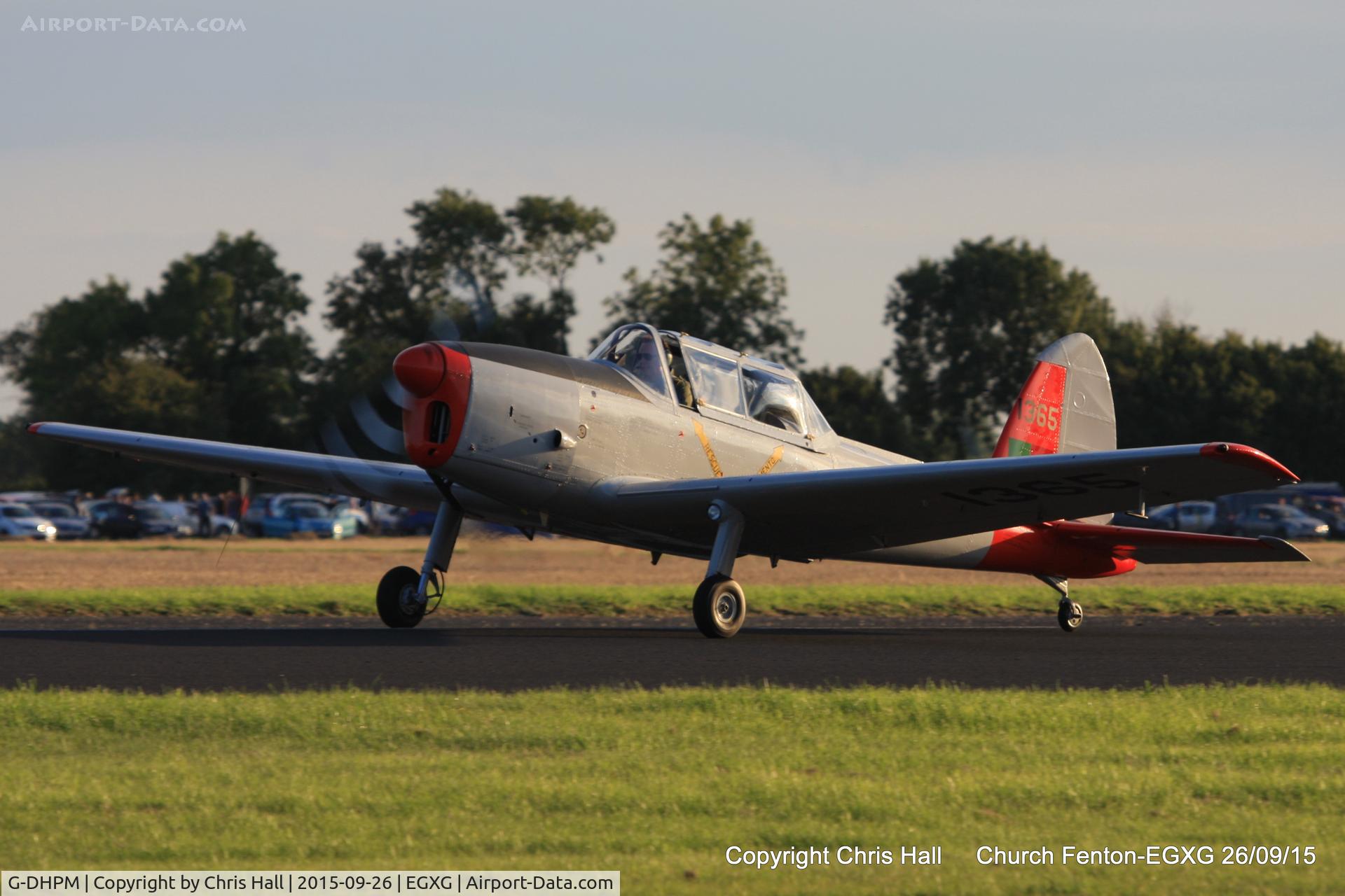 G-DHPM, 1959 OGMA DHC-1 Chipmunk T.20 C/N OGMA-55, at the Yorkshire Airshow