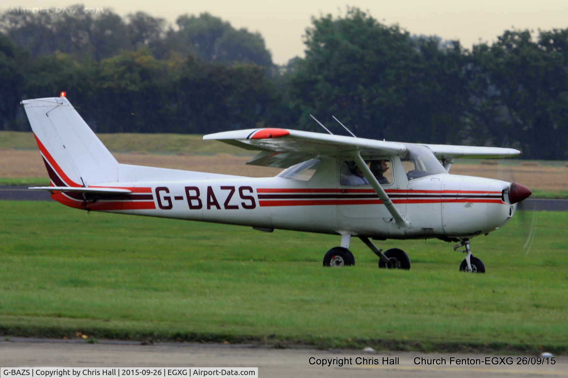 G-BAZS, 1973 Reims Cessna F150L C/N 0954, at the Yorkshire Airshow