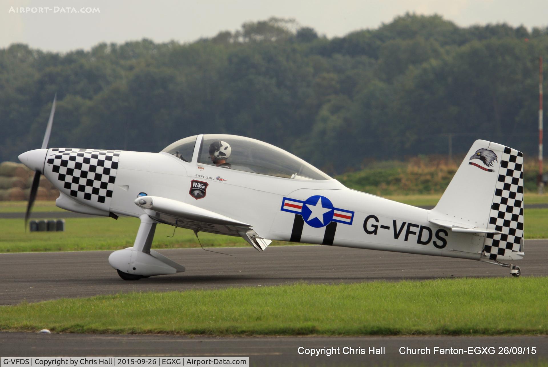 G-VFDS, 2012 Vans RV-8 C/N PFA 303-14637, at the Yorkshire Airshow