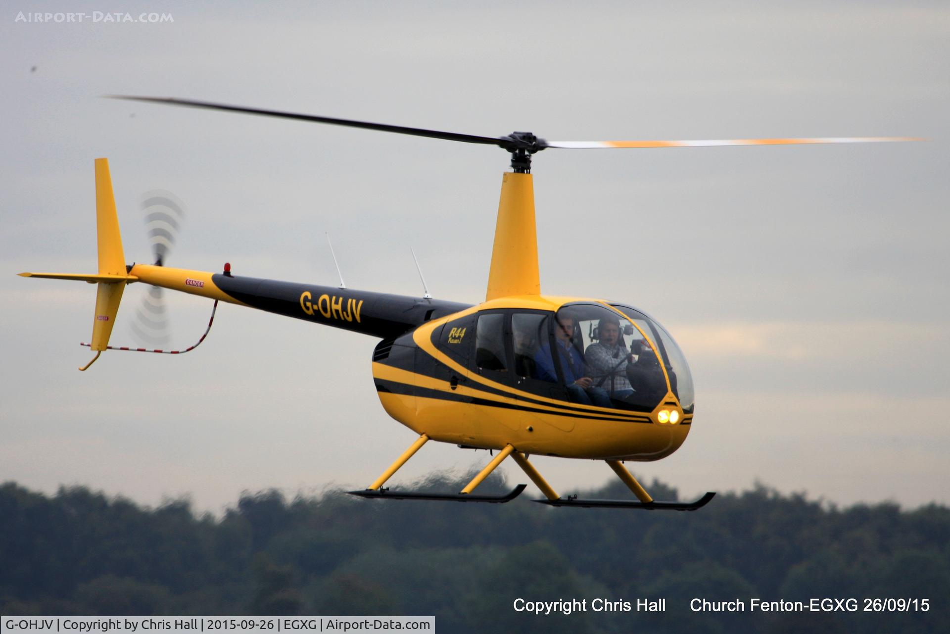 G-OHJV, 2007 Robinson R44 Raven I C/N 1722, at the Yorkshire Airshow