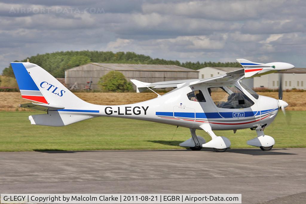 G-LEGY, 2008 Flight Design CTLS C/N F-08-09-13, Flight Design CTLS at The Real Aeroplane Company's Summer Fly-In, Breighton Airfield, August 2011.