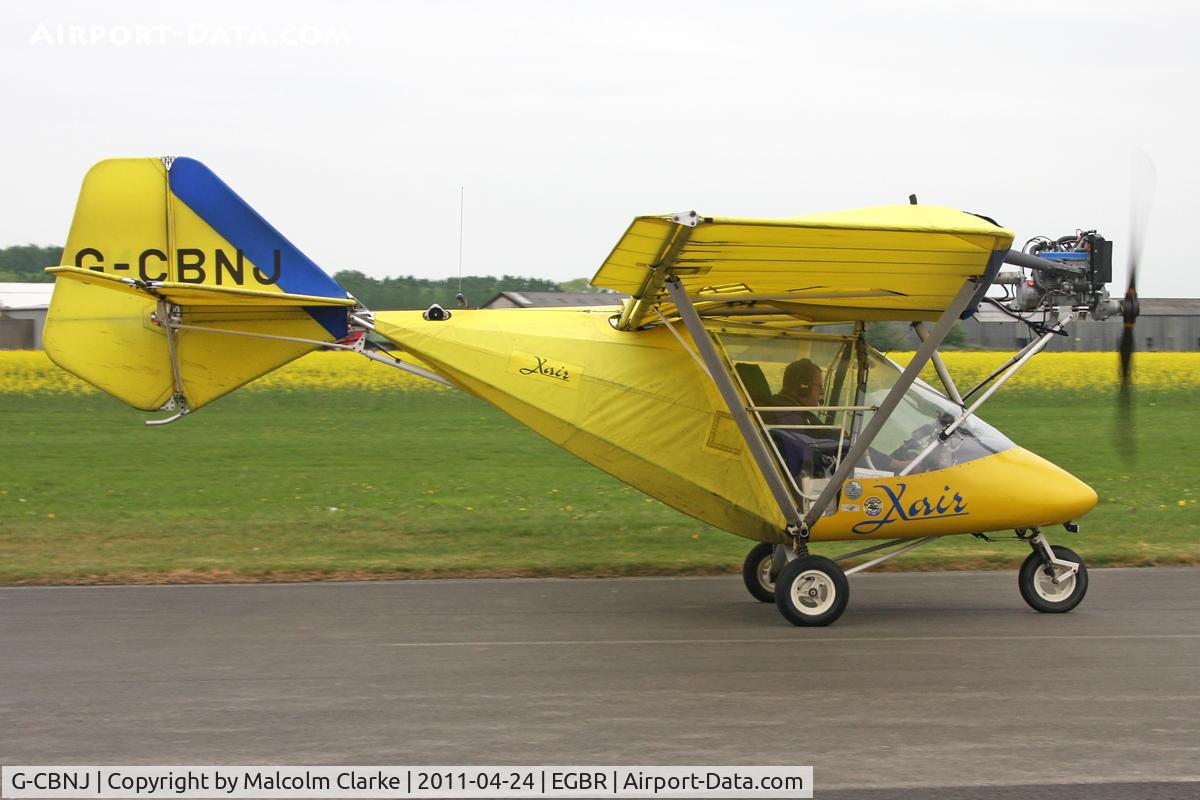 G-CBNJ, 2002 X'Air 582(II) C/N BMAA/HB/187, X'Air 582-11 at Breighton Airfield, UK in April 2011.