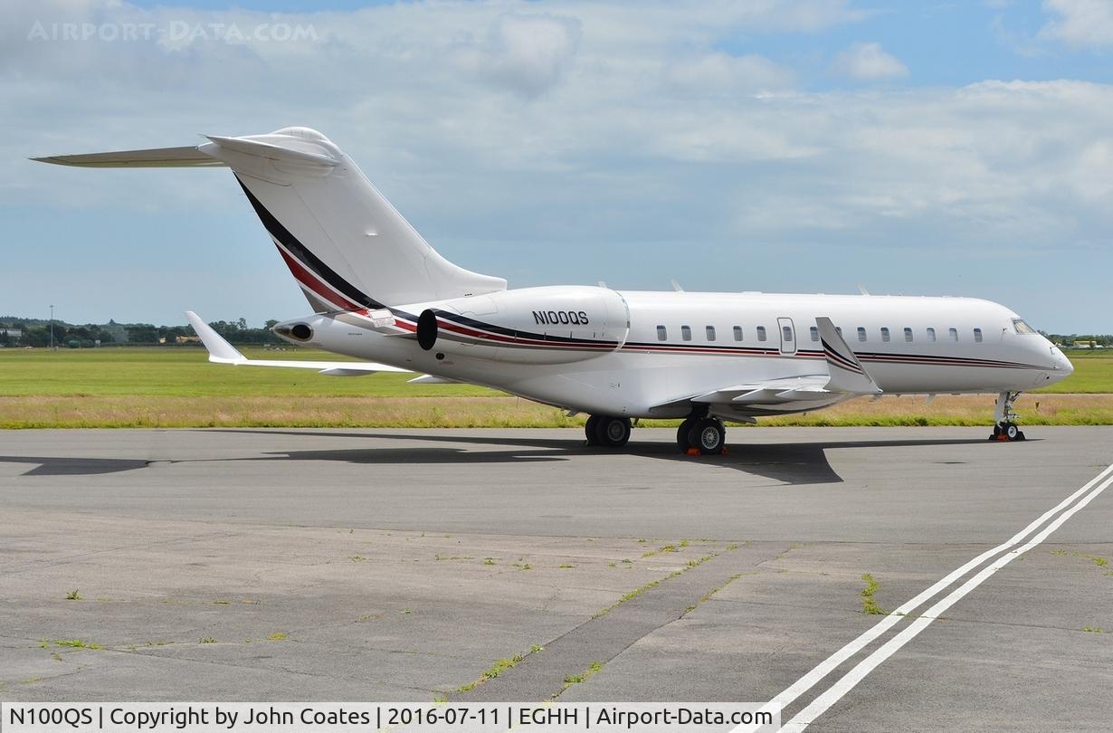 N100QS, 2012 Bombardier BD-700-1A11 Global 5000 C/N 9480, Parked at Signatures
