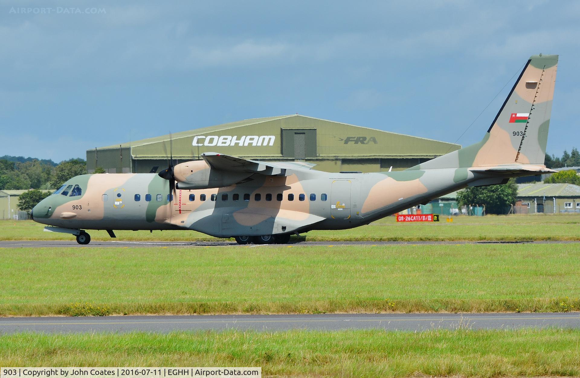 903, CASA C-295M C/N S-108, Royal Air Force of Oman aircraft calling on way home from RIAT 2016